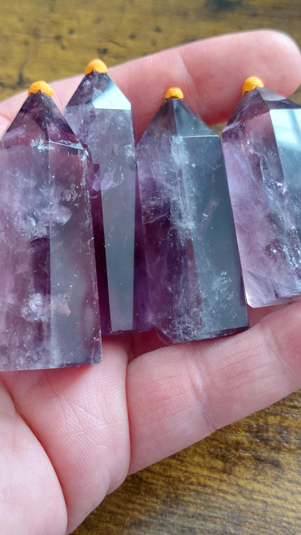 natural amethyst tower