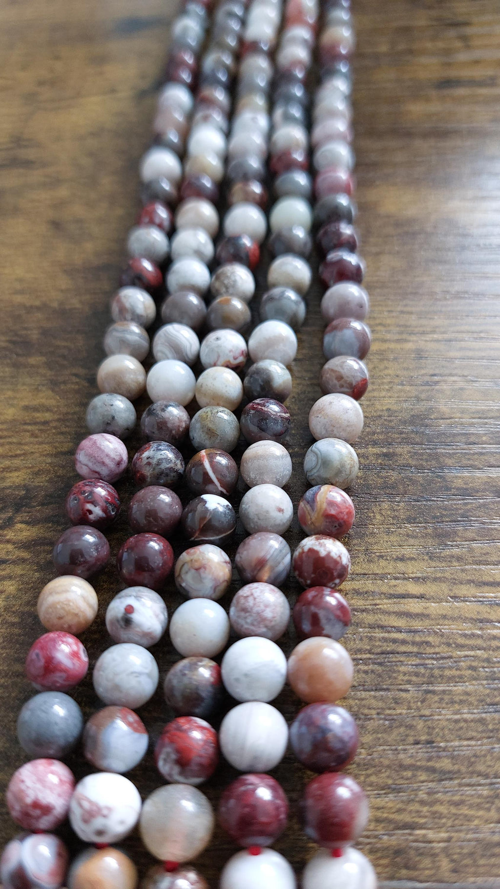 natural mexican agate  beads 6mm