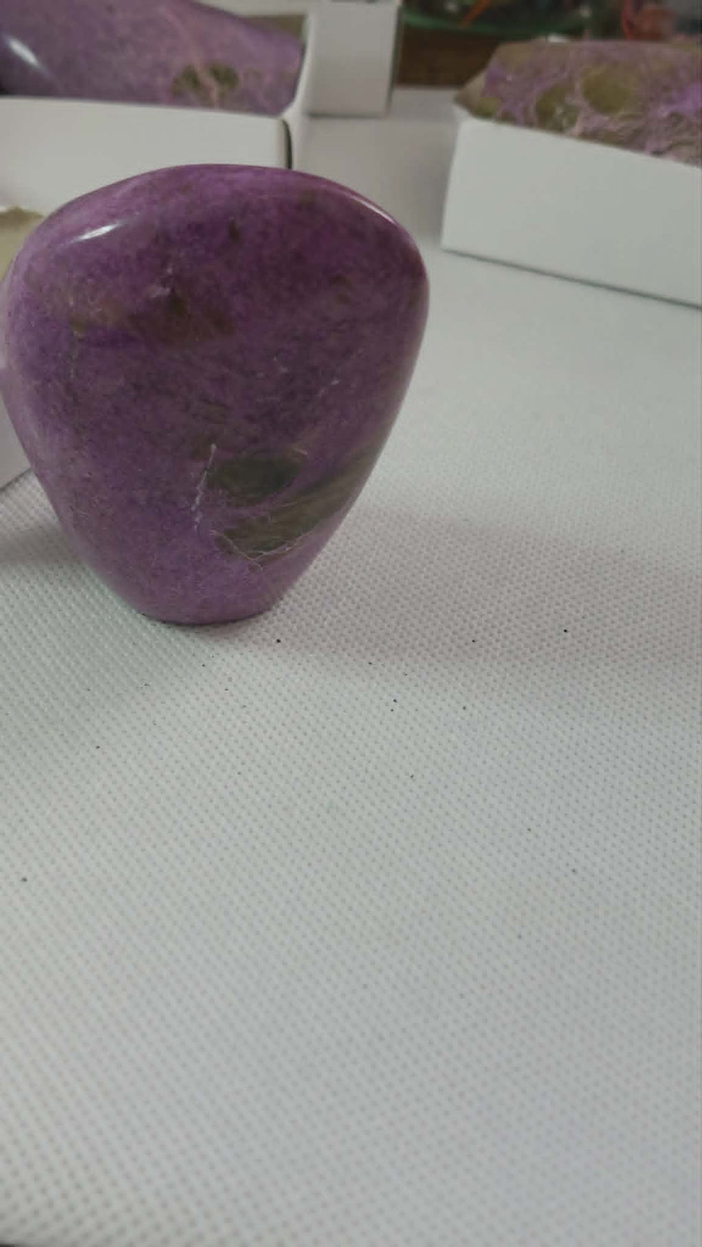 Natural Polished Stichtite Freeform