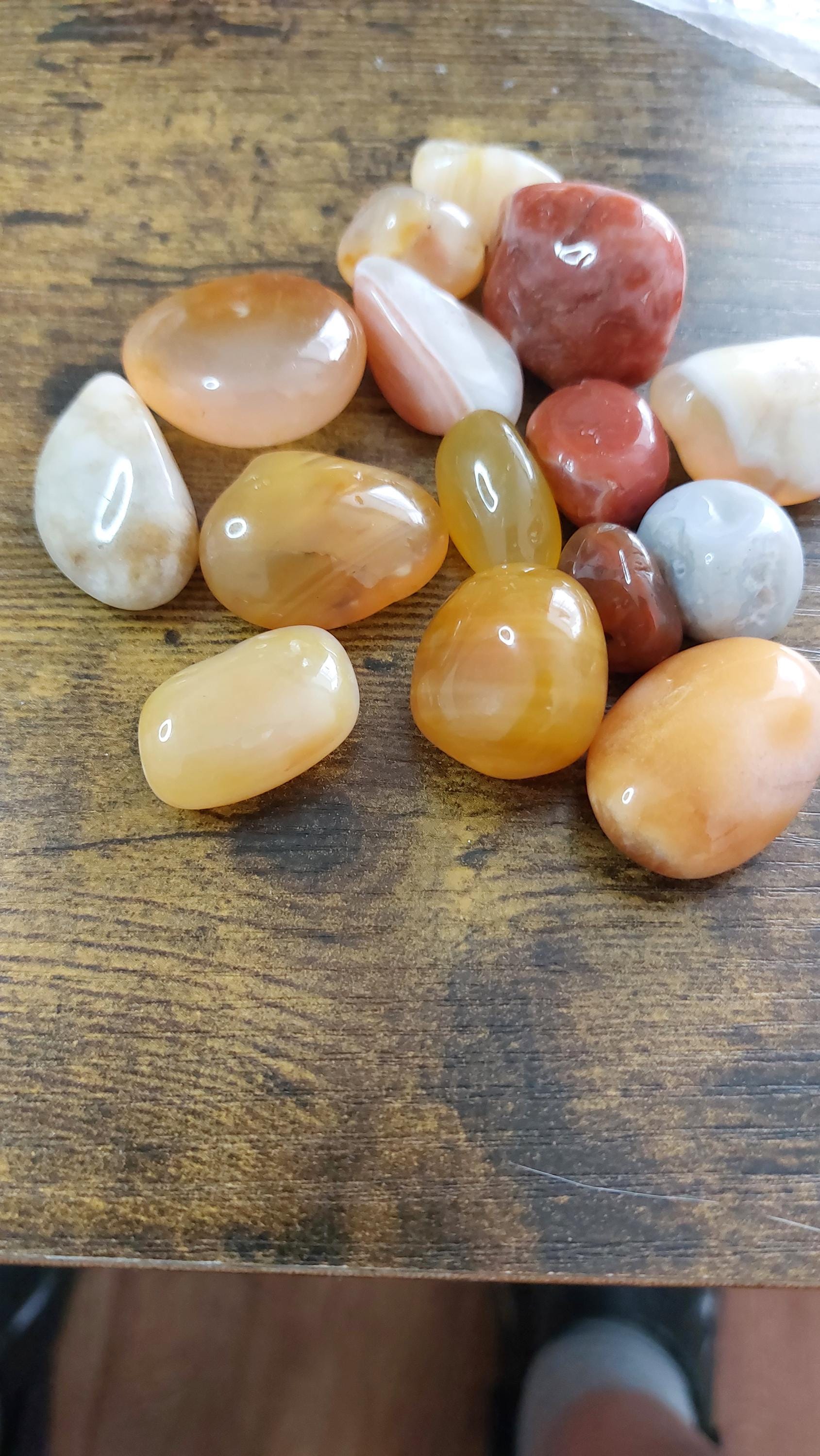 Bags of Tumbled Agate around 120grams