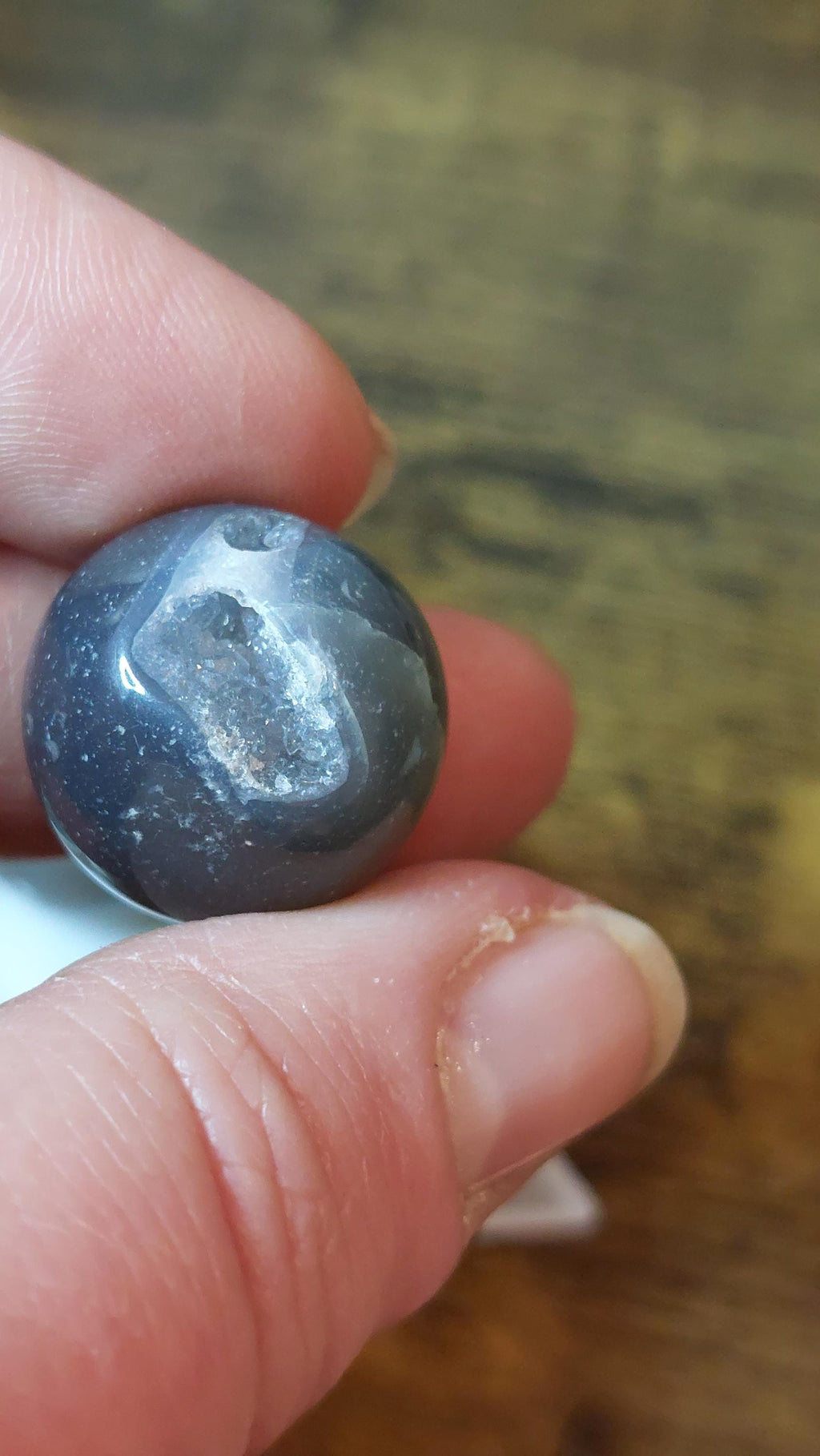 Natural druzy agate 20mm