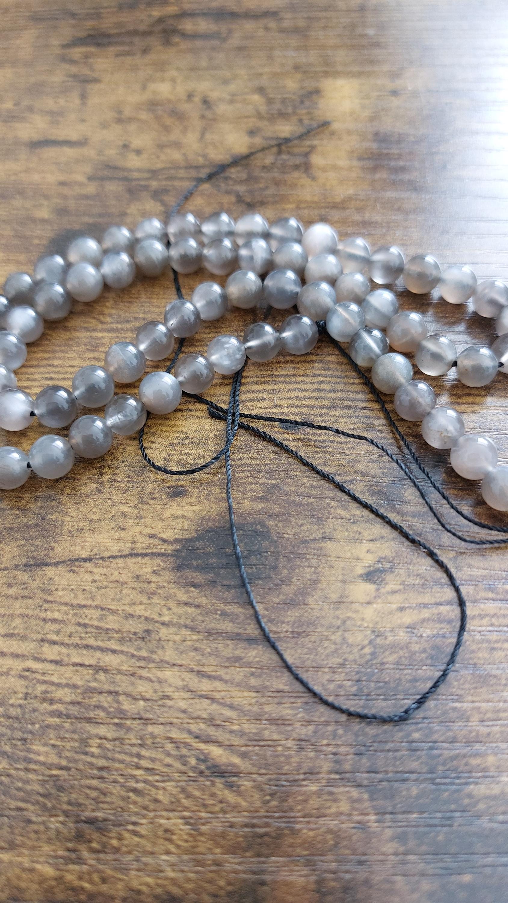 grey moonstone beads 6-7mm