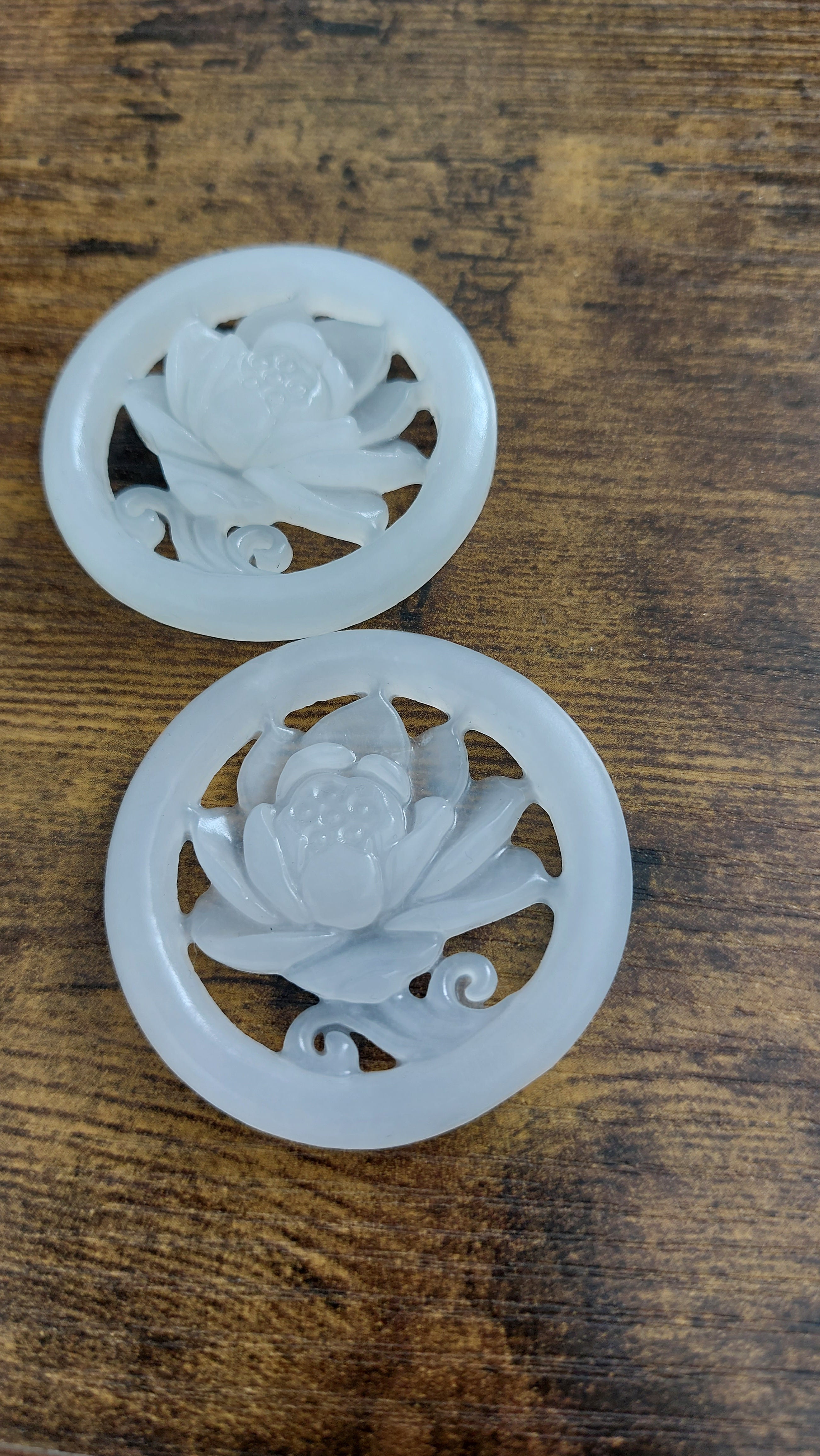 Natural Afgan White Jade Pendant