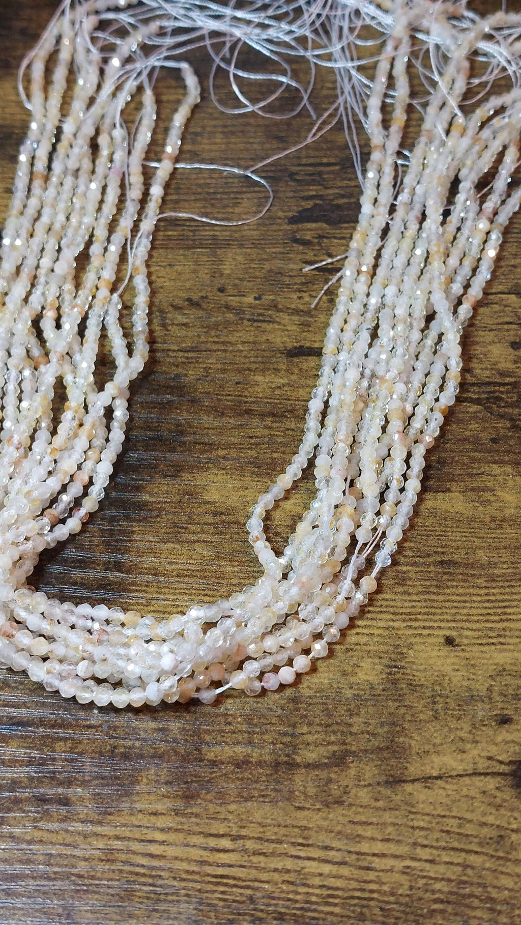 Natural Topaz Facetted Beads 3.5mm