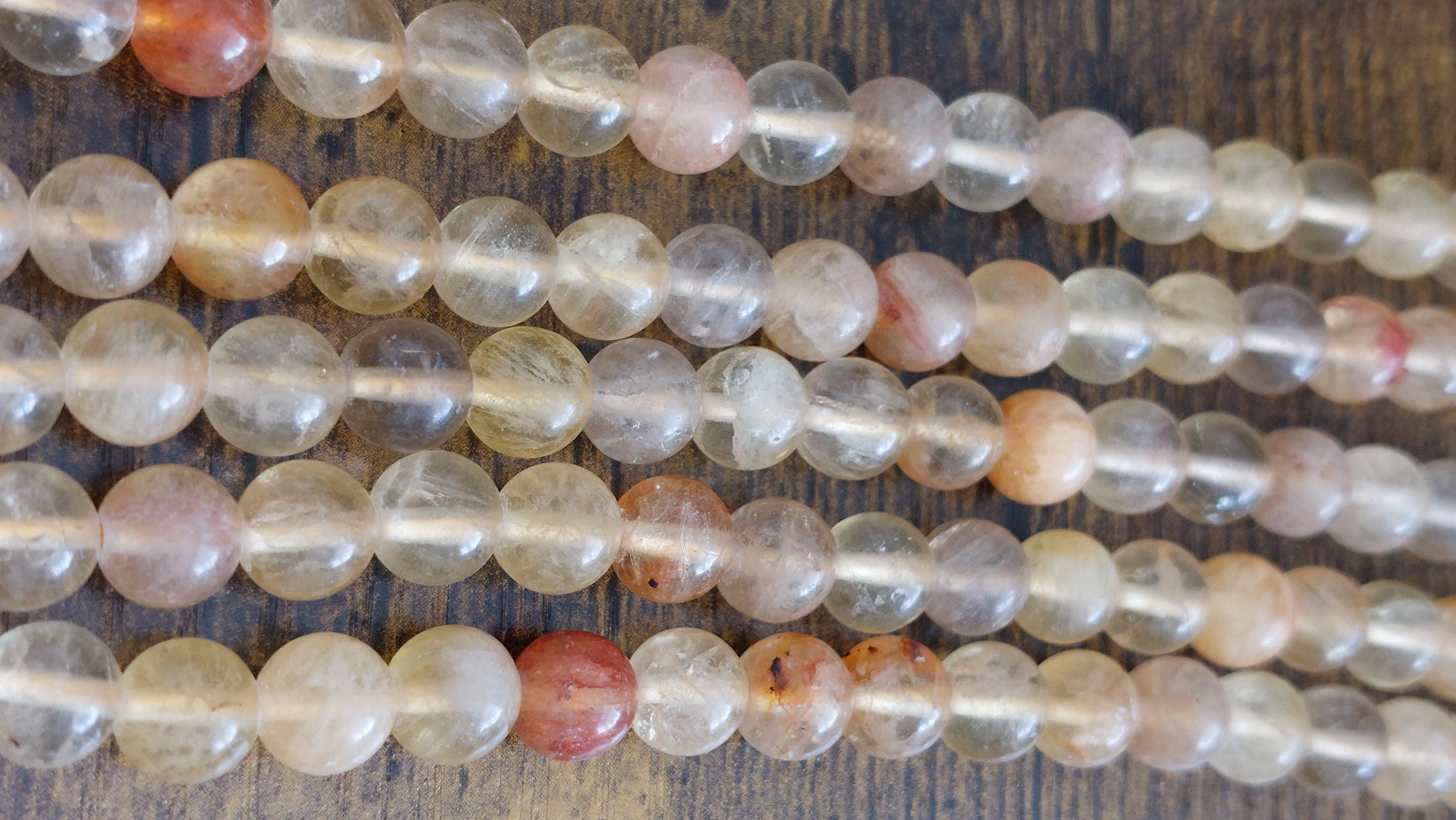 Natural Yellow Fluorite Beads 8mm
