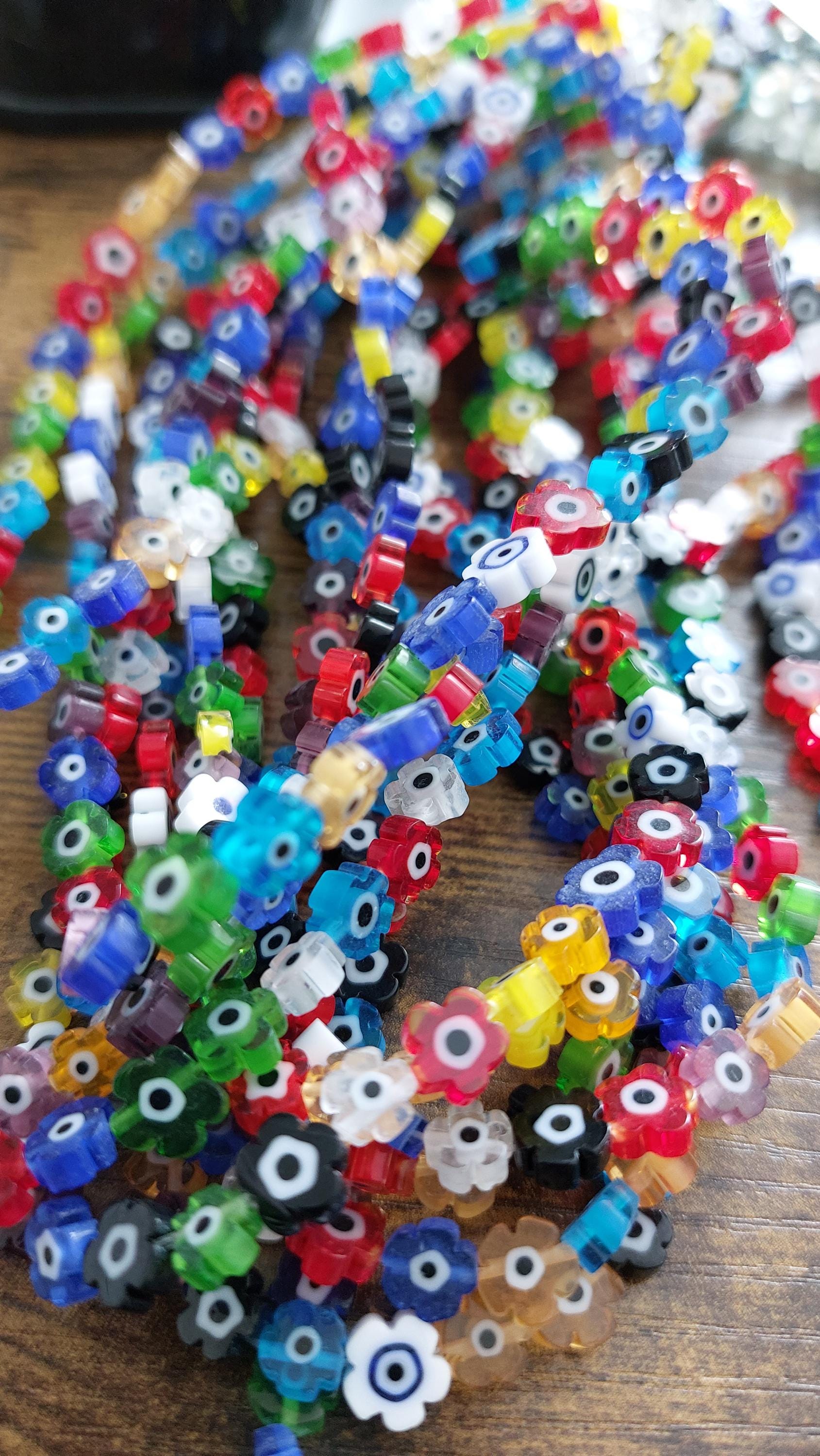 lampwork/ millefiori beads 6mm