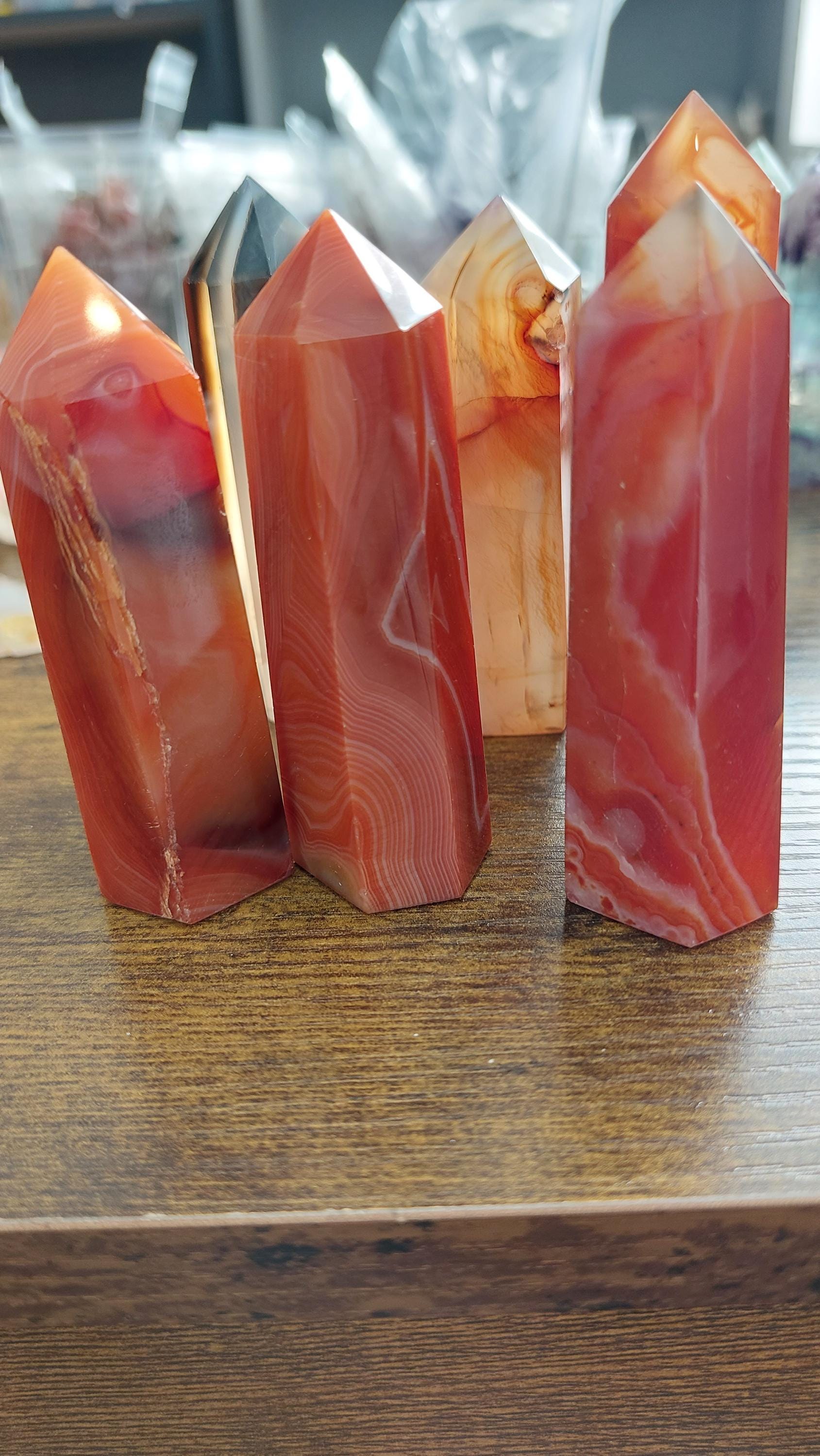 red agate tower