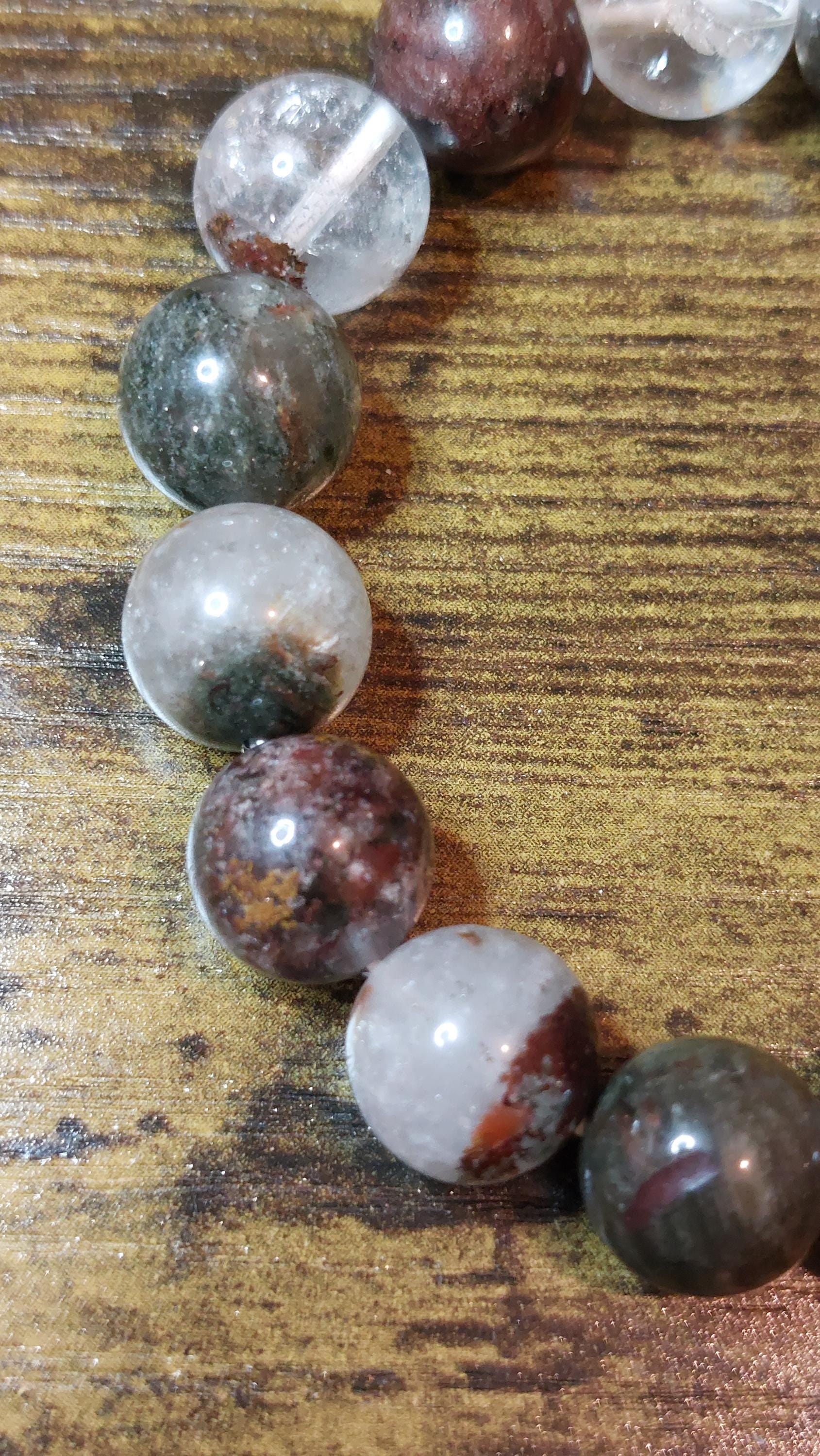 Natural garden quartz bracele