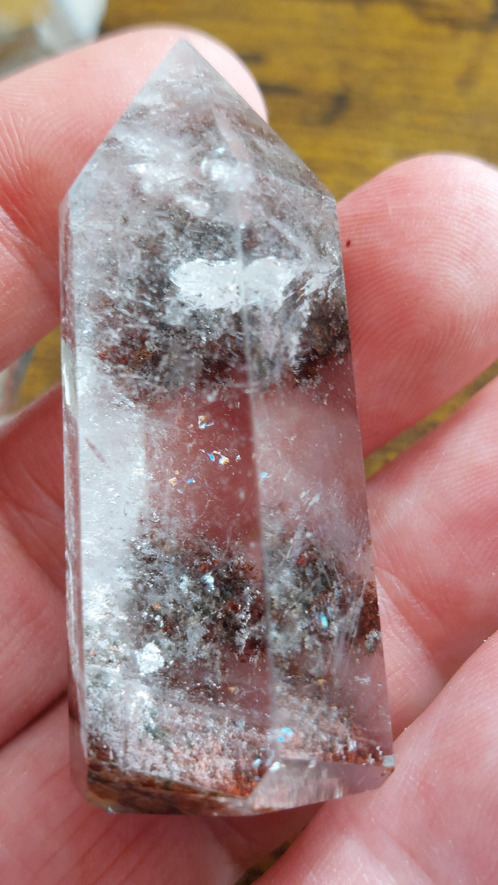 Garden Quartz Points - Lodolite Crystal