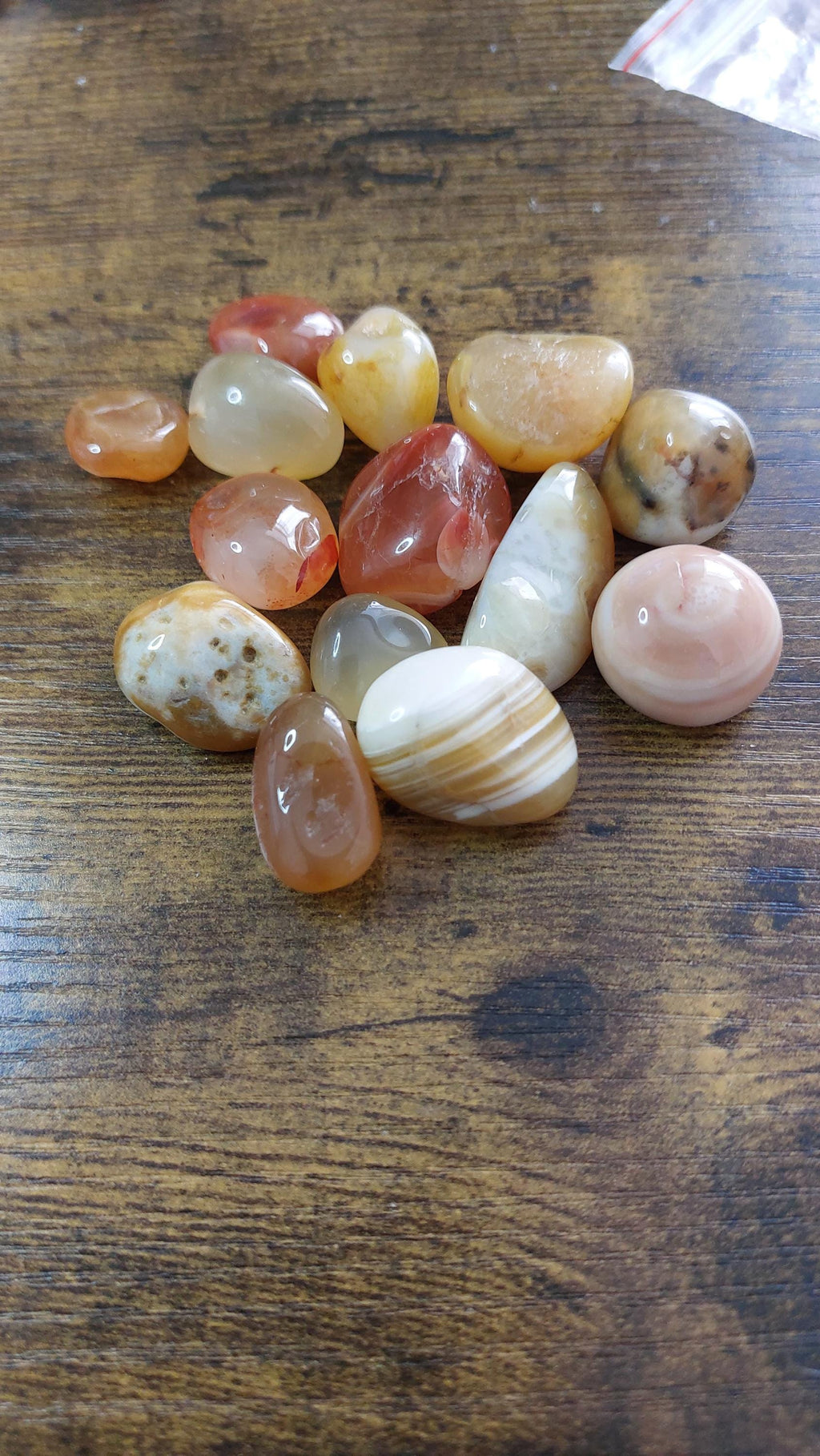 Bags of Tumbled Agate around 120grams