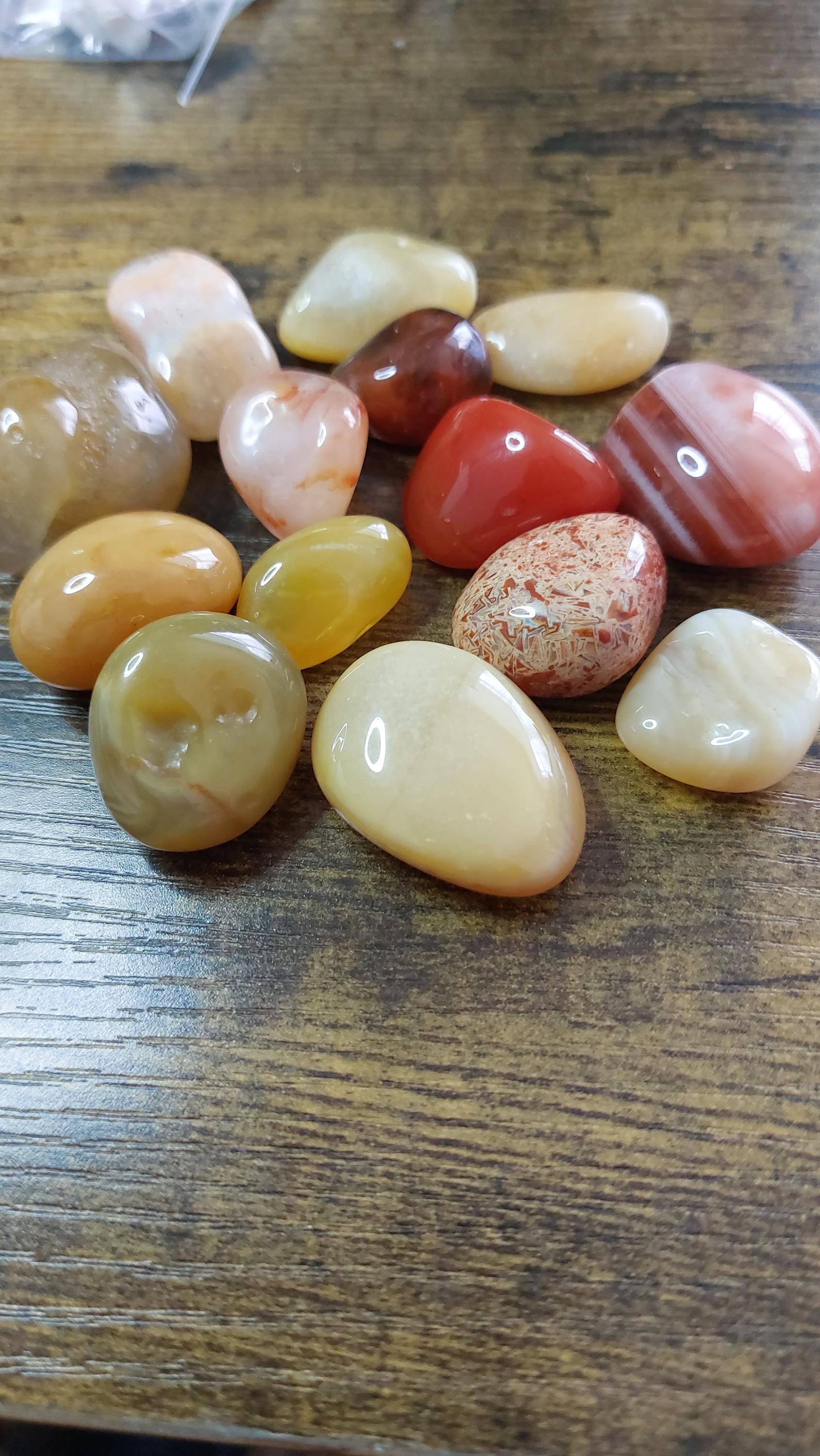 Bags of Tumbled Agate around 120grams