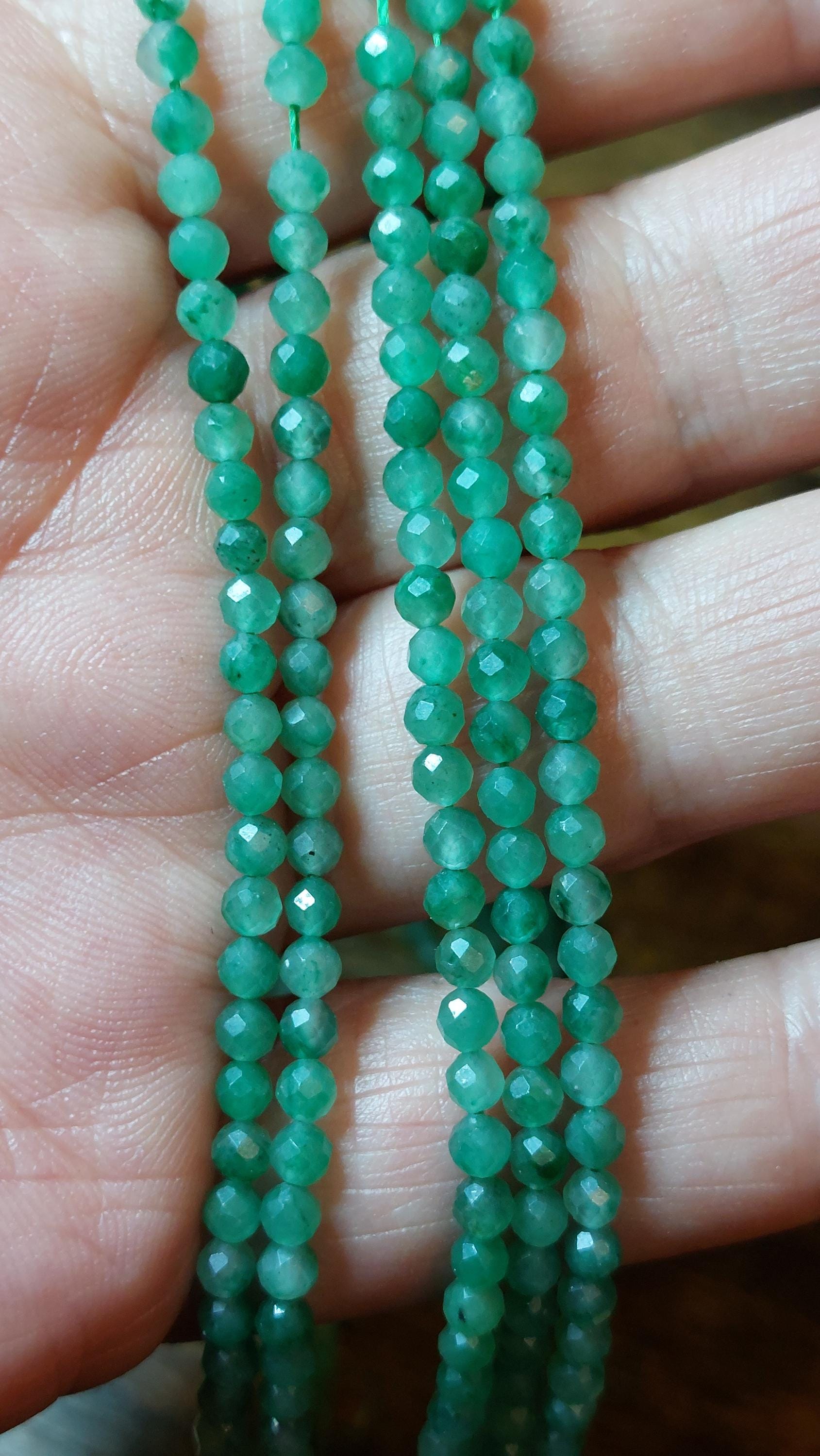 Natural African Jade Faceted round