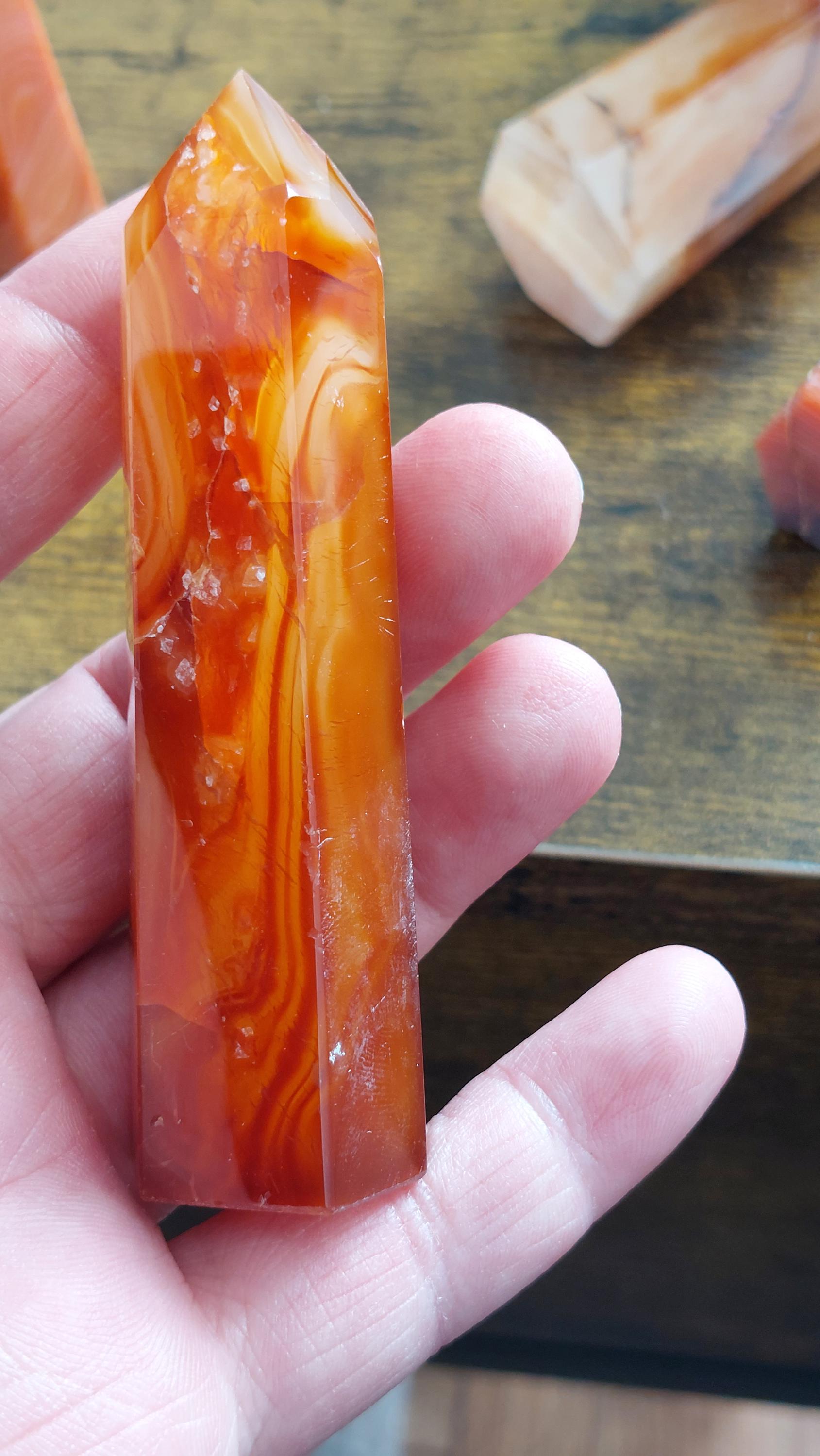 red agate tower