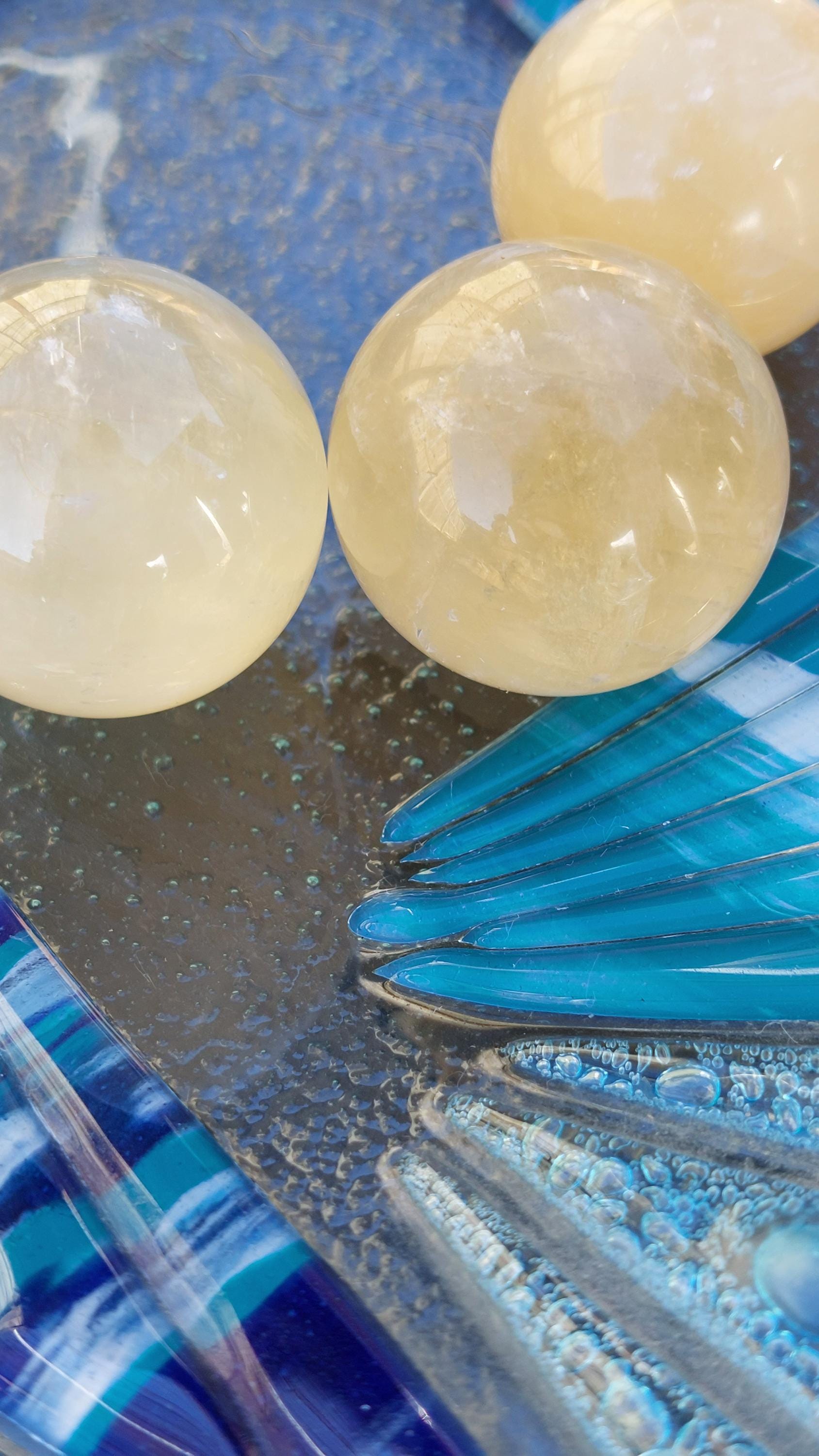 Calcite mini sphere 30mm