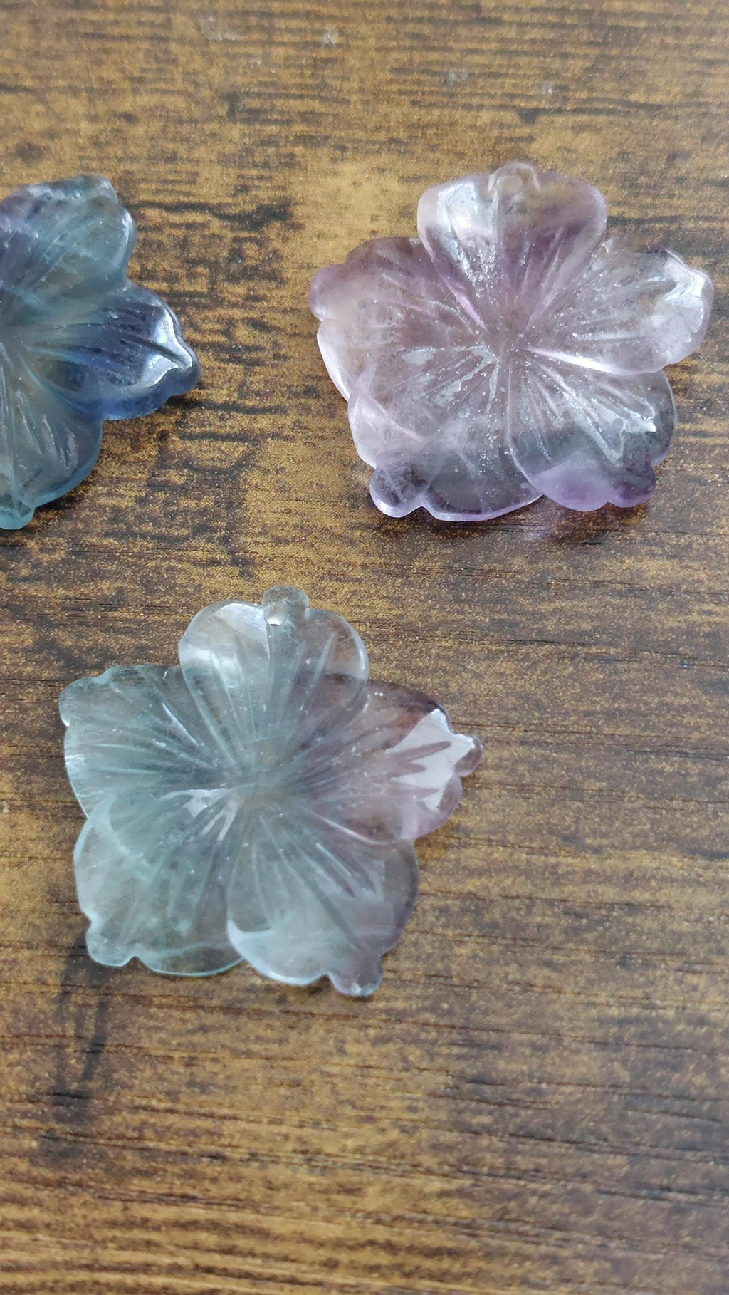 natural fluorite carved pendants