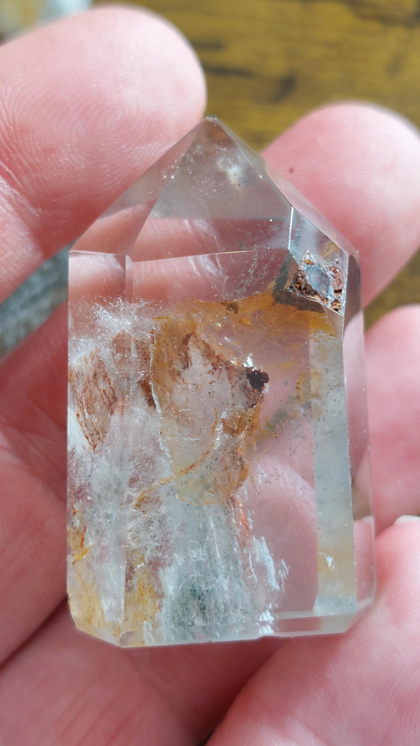 Garden Quartz Points - Lodolite Crystal