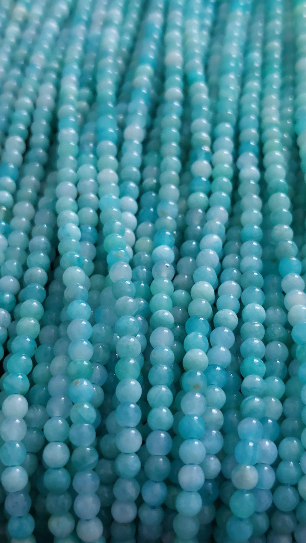 Natural Amazonite Beads 3.5mm