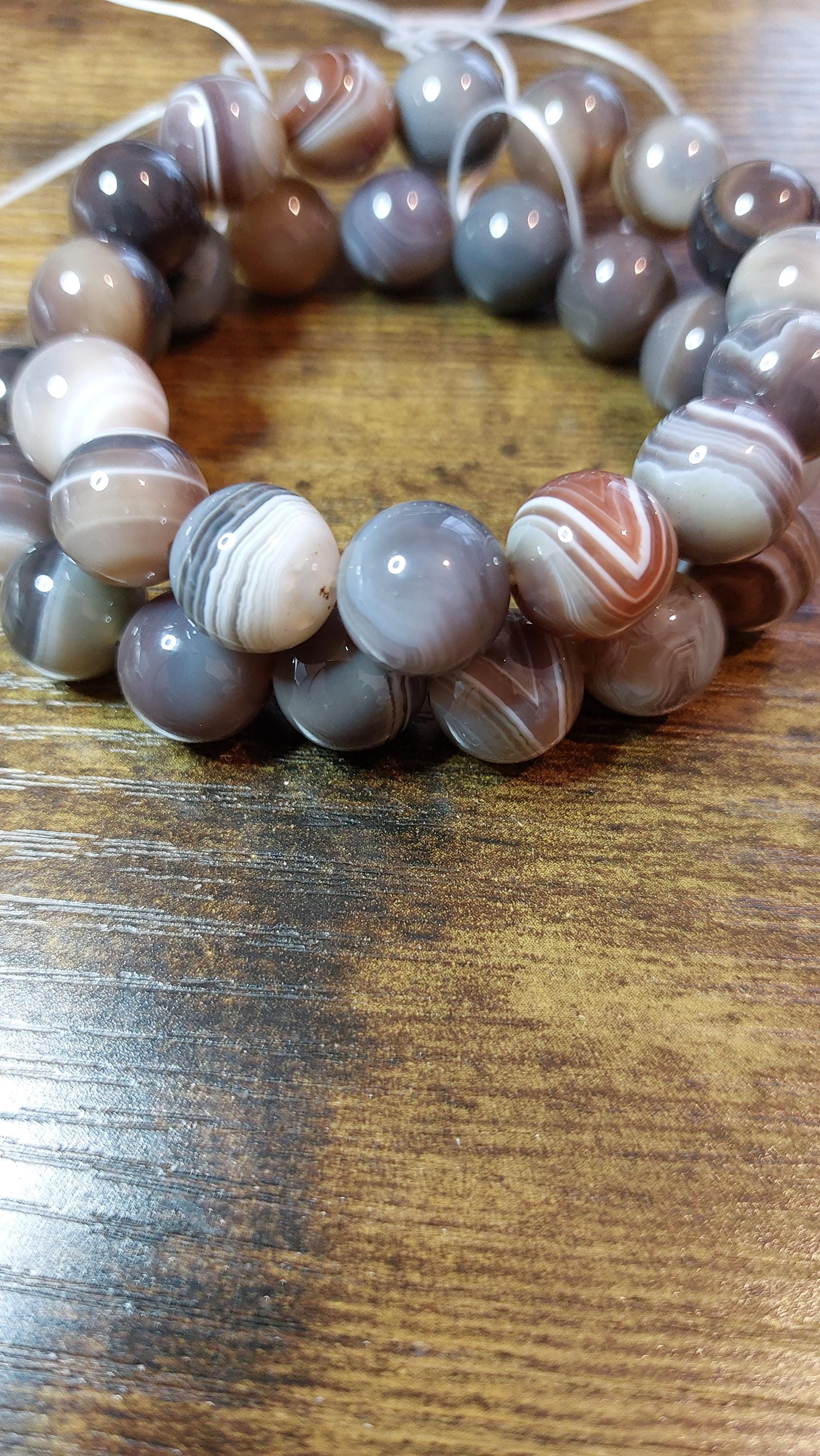 Botswana agate bracelet