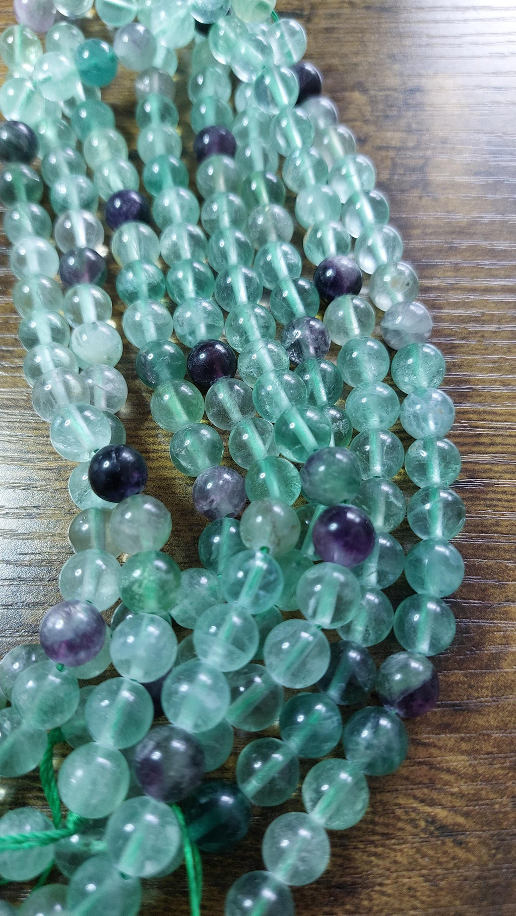 Fluorite Beads Grade AB 8mm