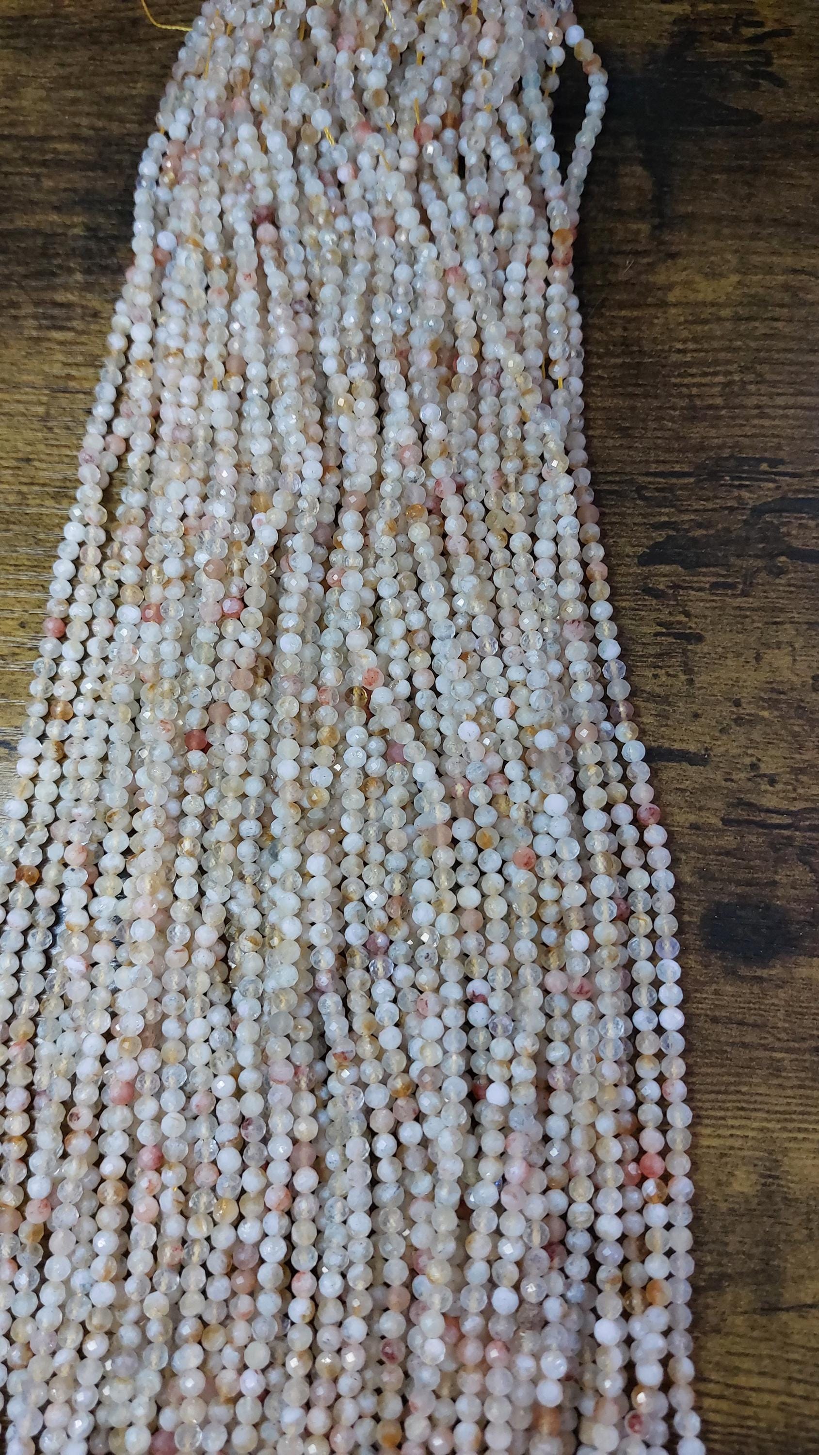 Natural Yellow Quartz Faceted Beads 4mm