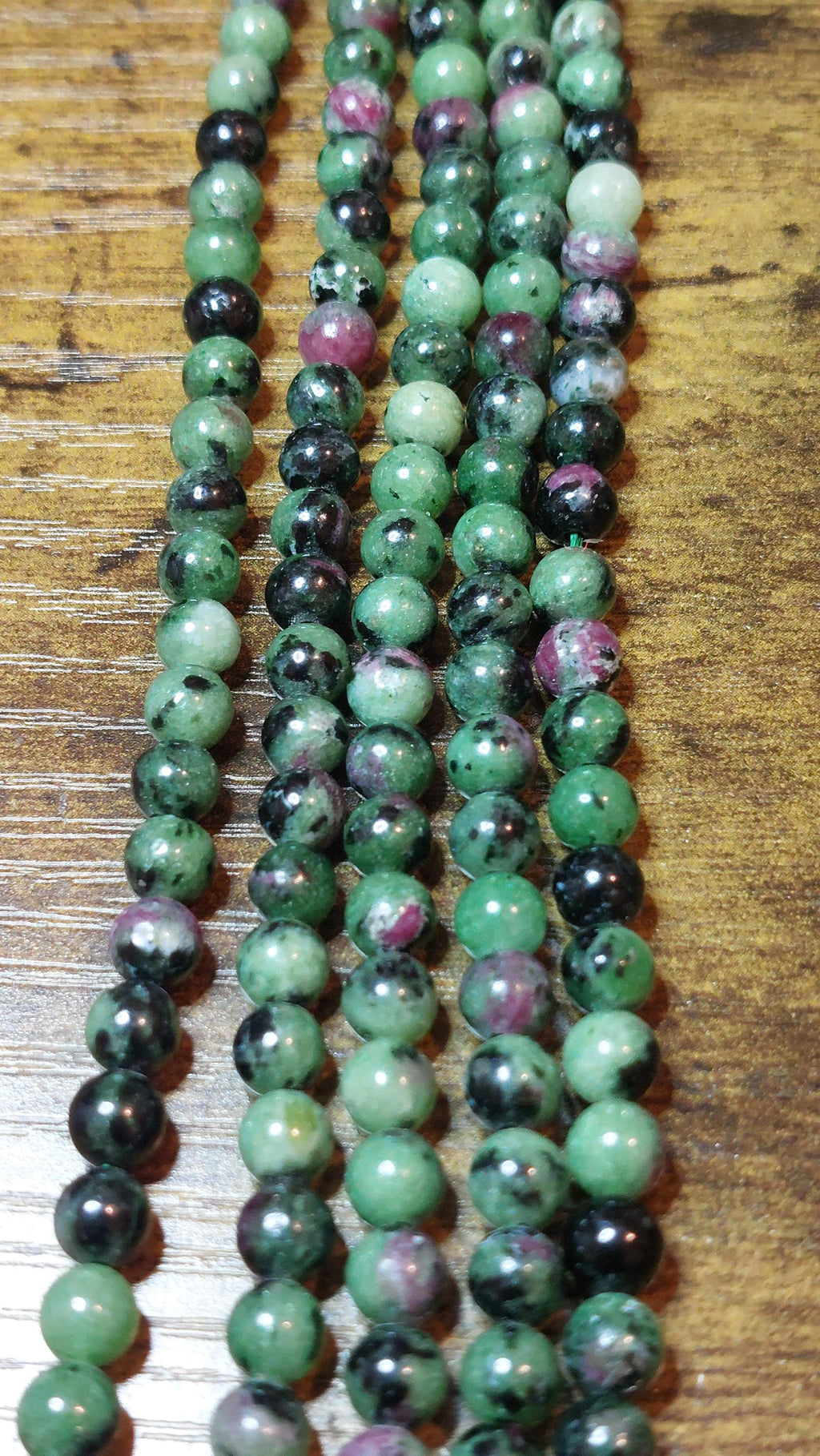 natural zoisite beads 6mm