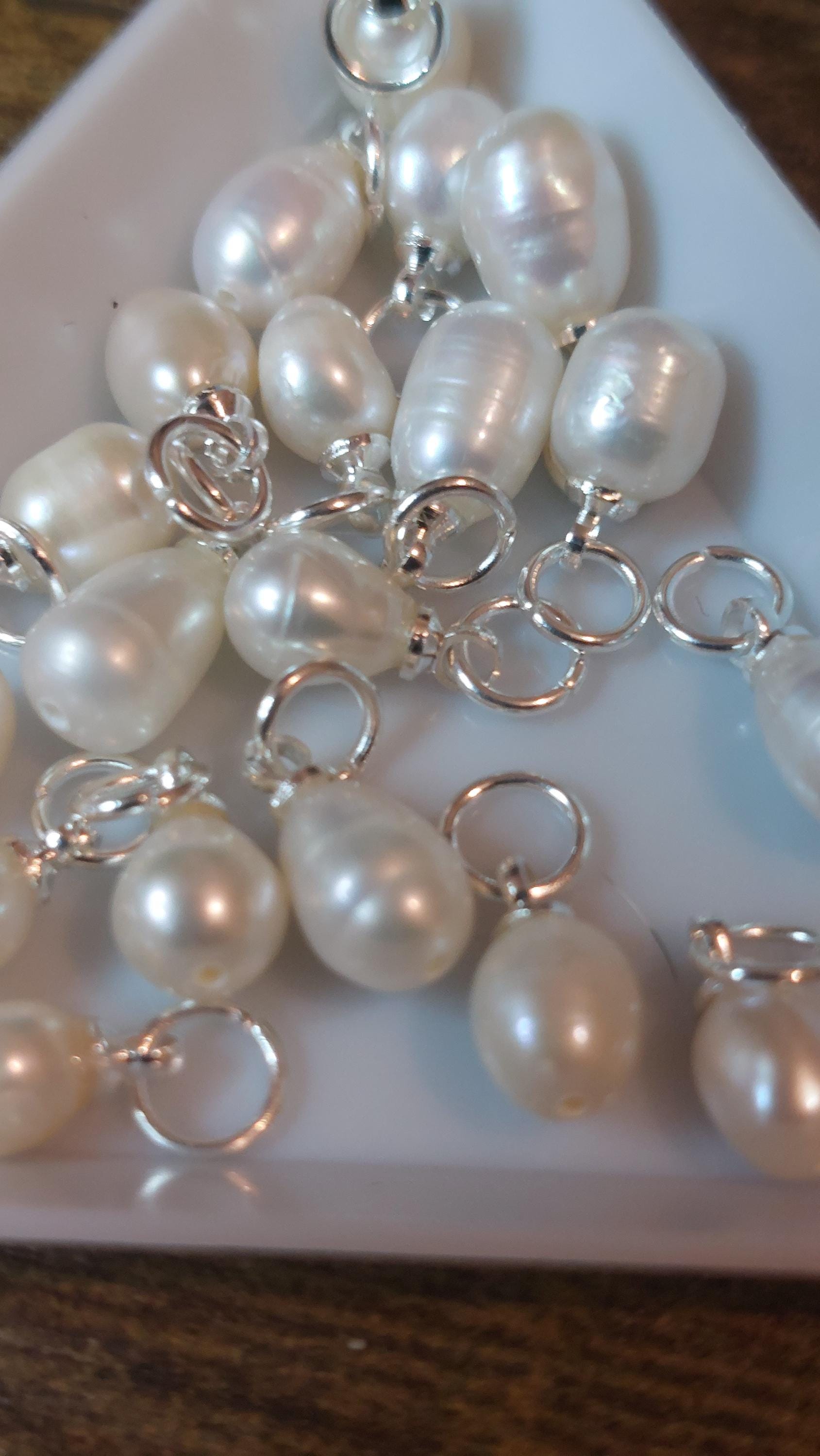 Natural Freshwater pearls charms