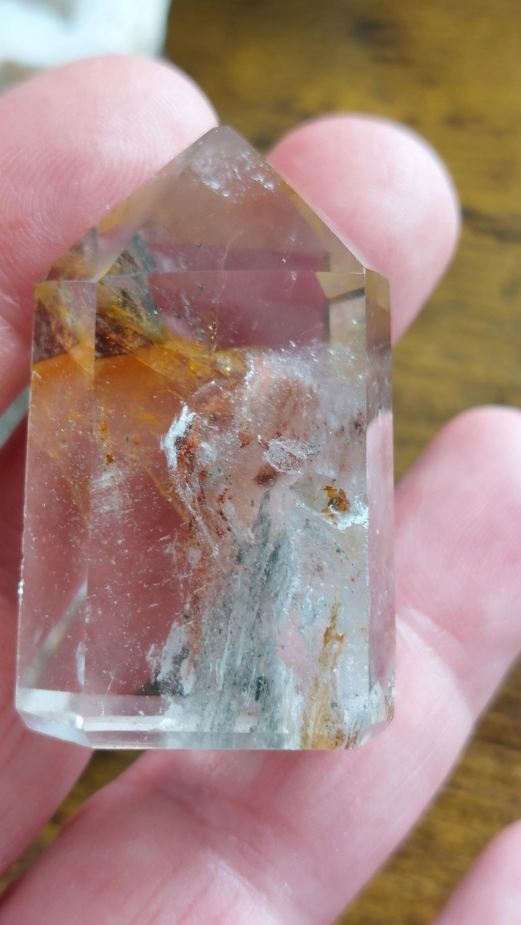 Garden Quartz Points - Lodolite Crystal