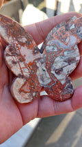 Natural Agate 3D Butterfly Carvings