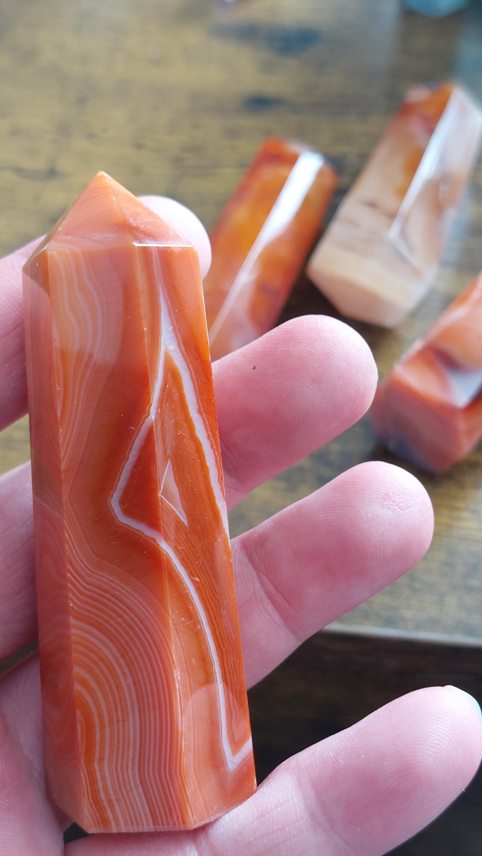 red agate tower