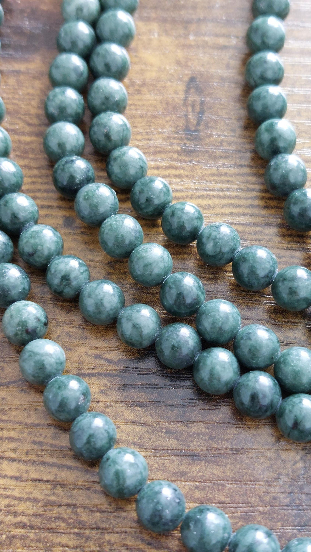 natural Black jade 6mm beads