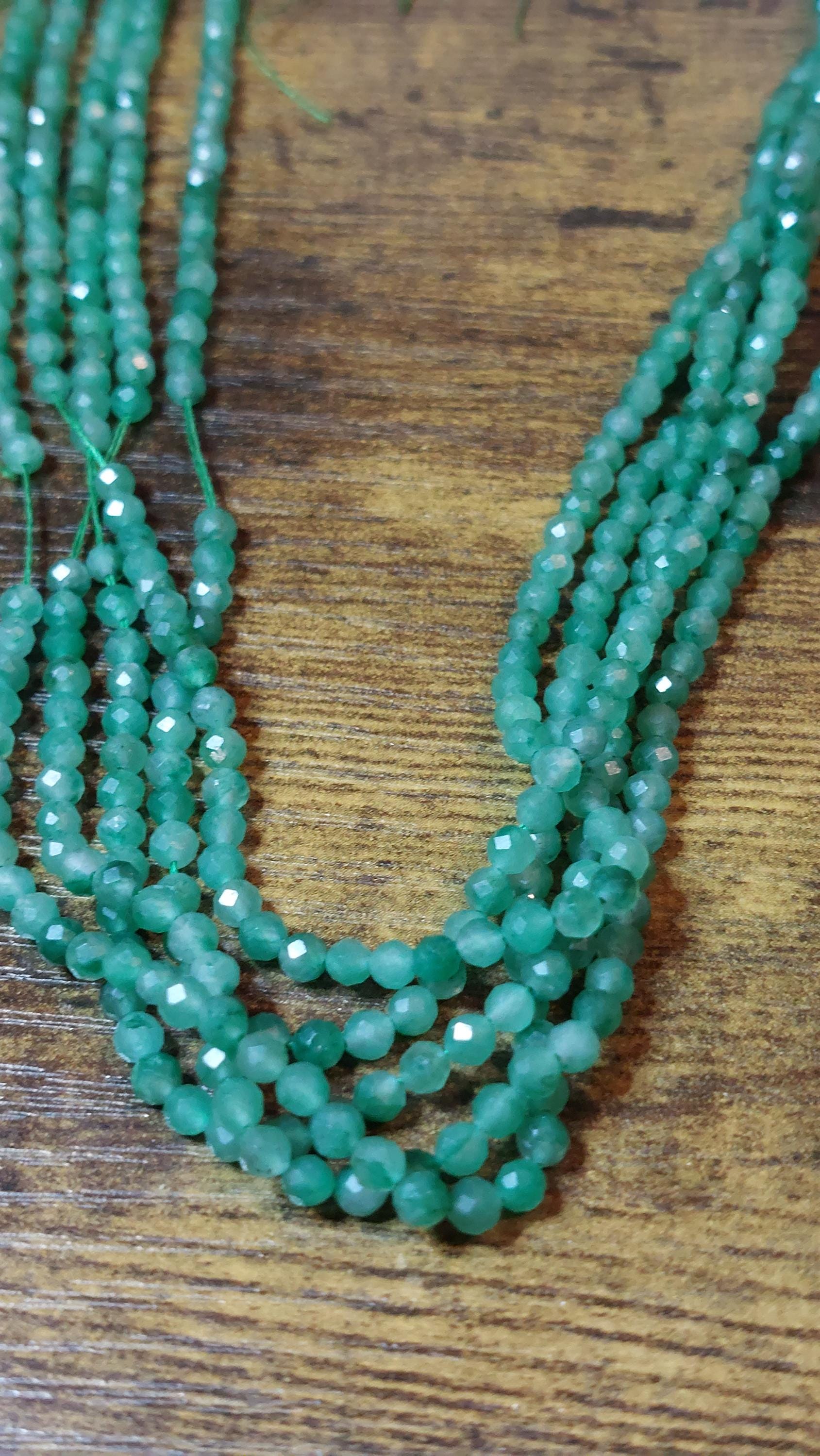 Natural African Jade Faceted round