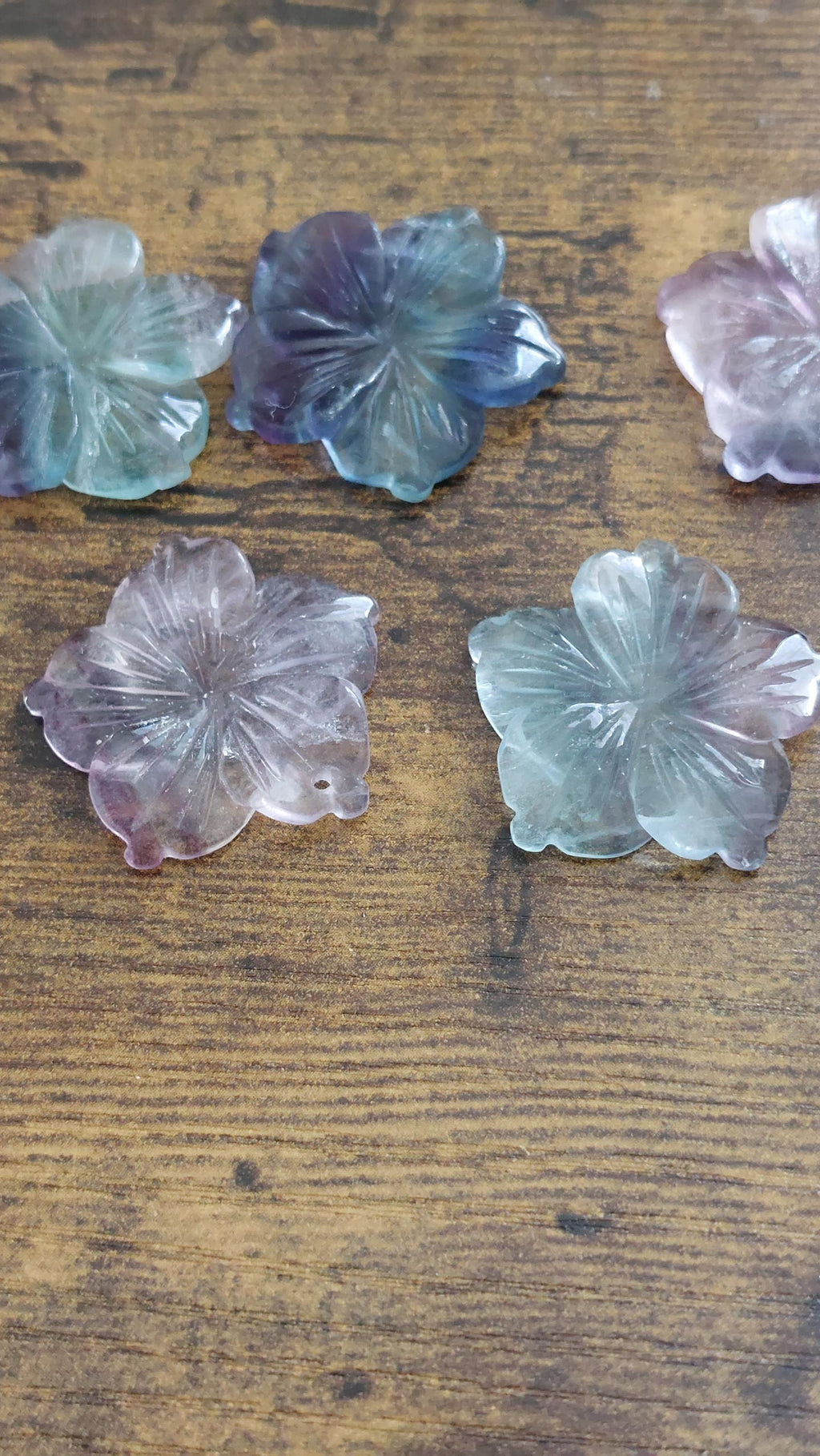 natural fluorite carved pendants