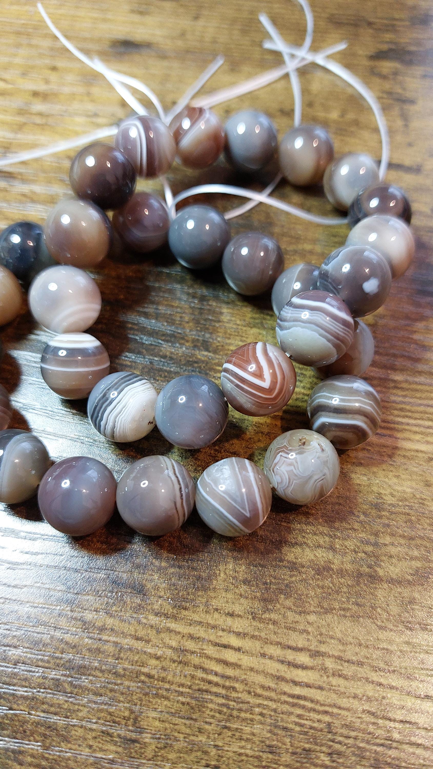 Botswana agate bracelet