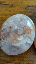 natural flower agate Palmstone