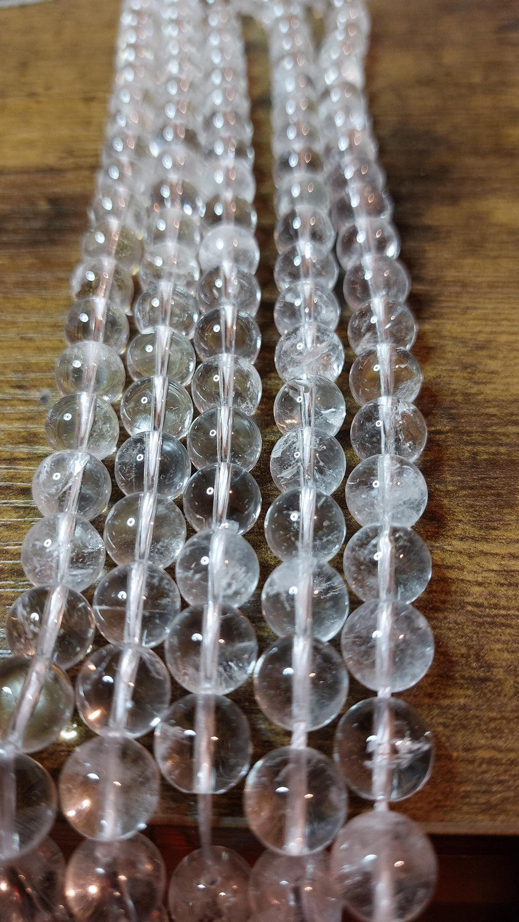 natural quartz crystal 9.5mm beads