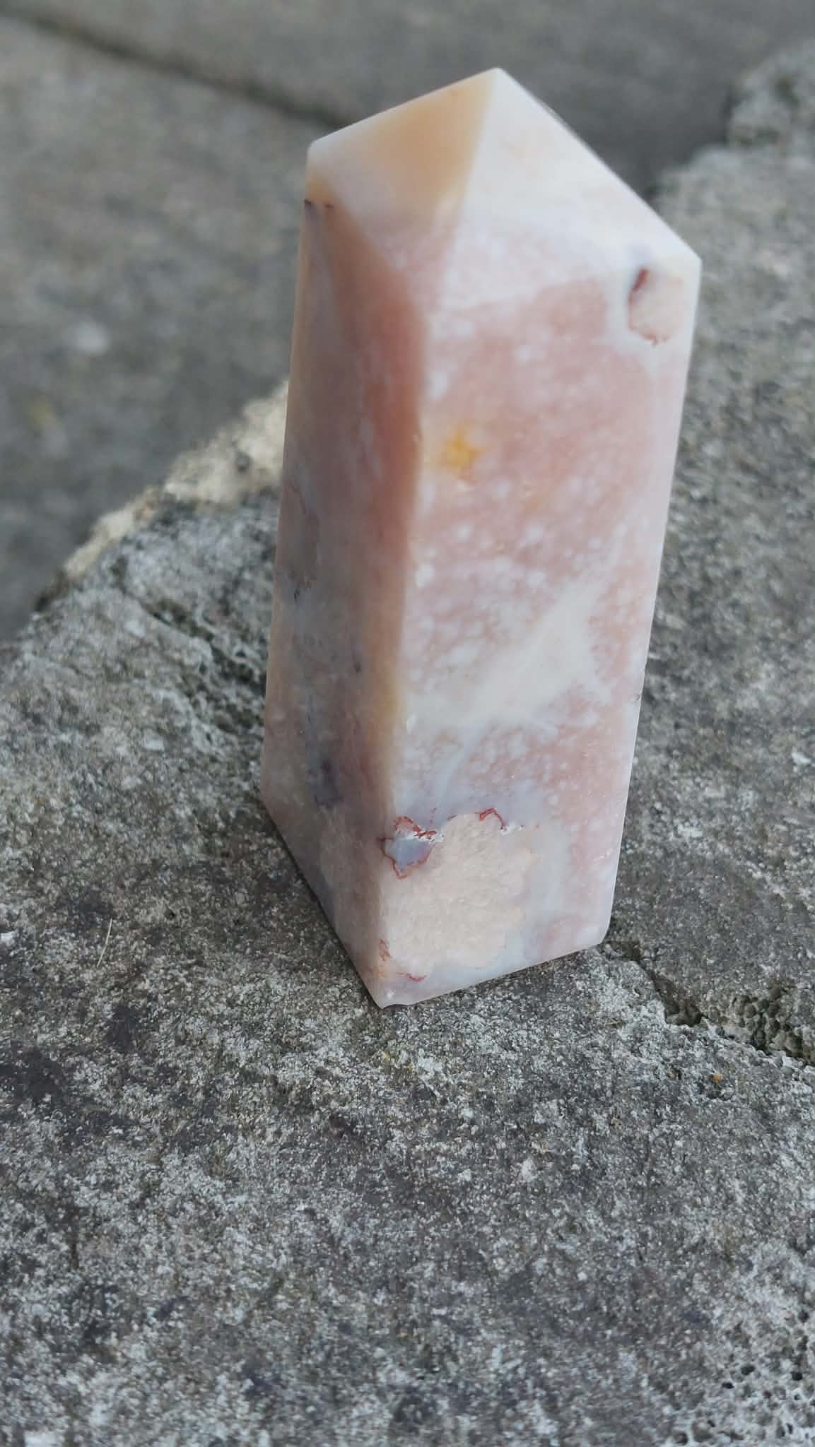 Natural Pink Amethyst Tower