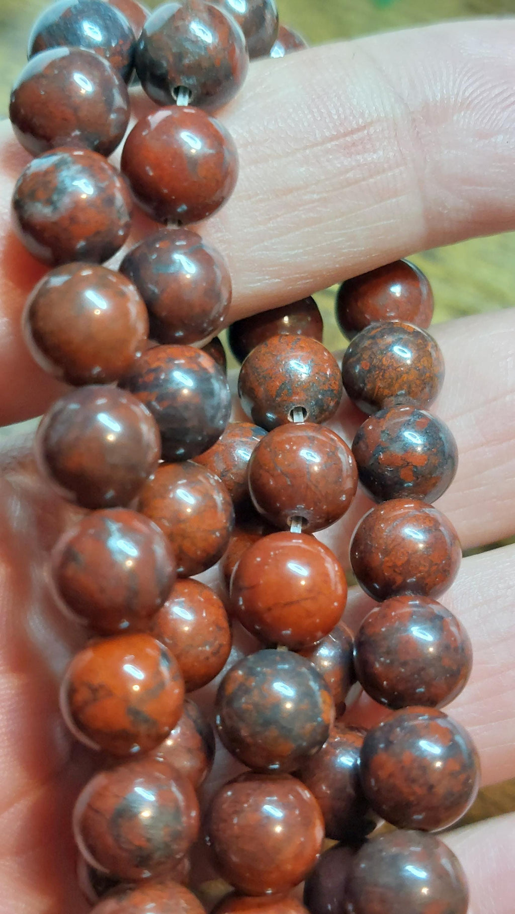Natural Brecciated Jasper Beads 8mm
