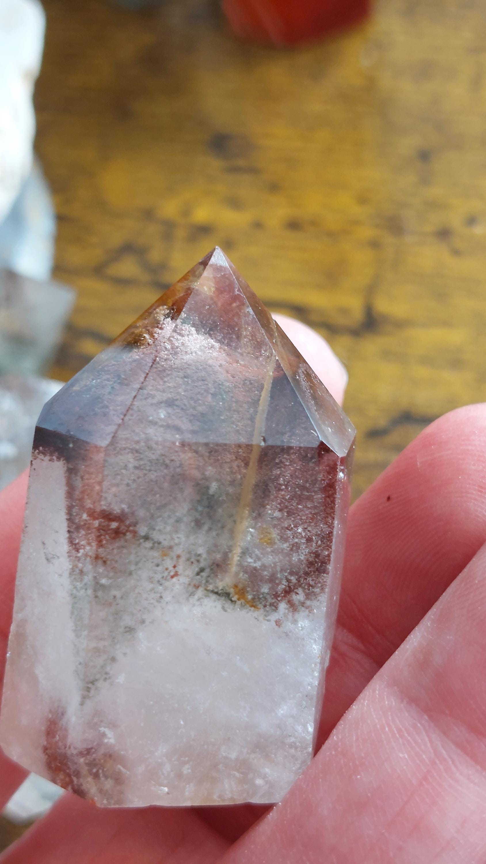 Garden Quartz Points - Lodolite Crystal