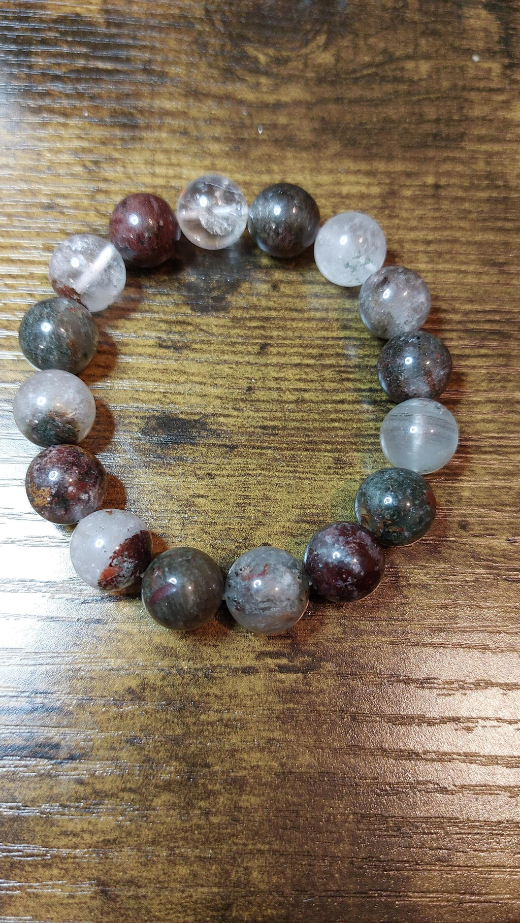 Multicolor Fluorite Bead Bracelet (8mm or 12mm)