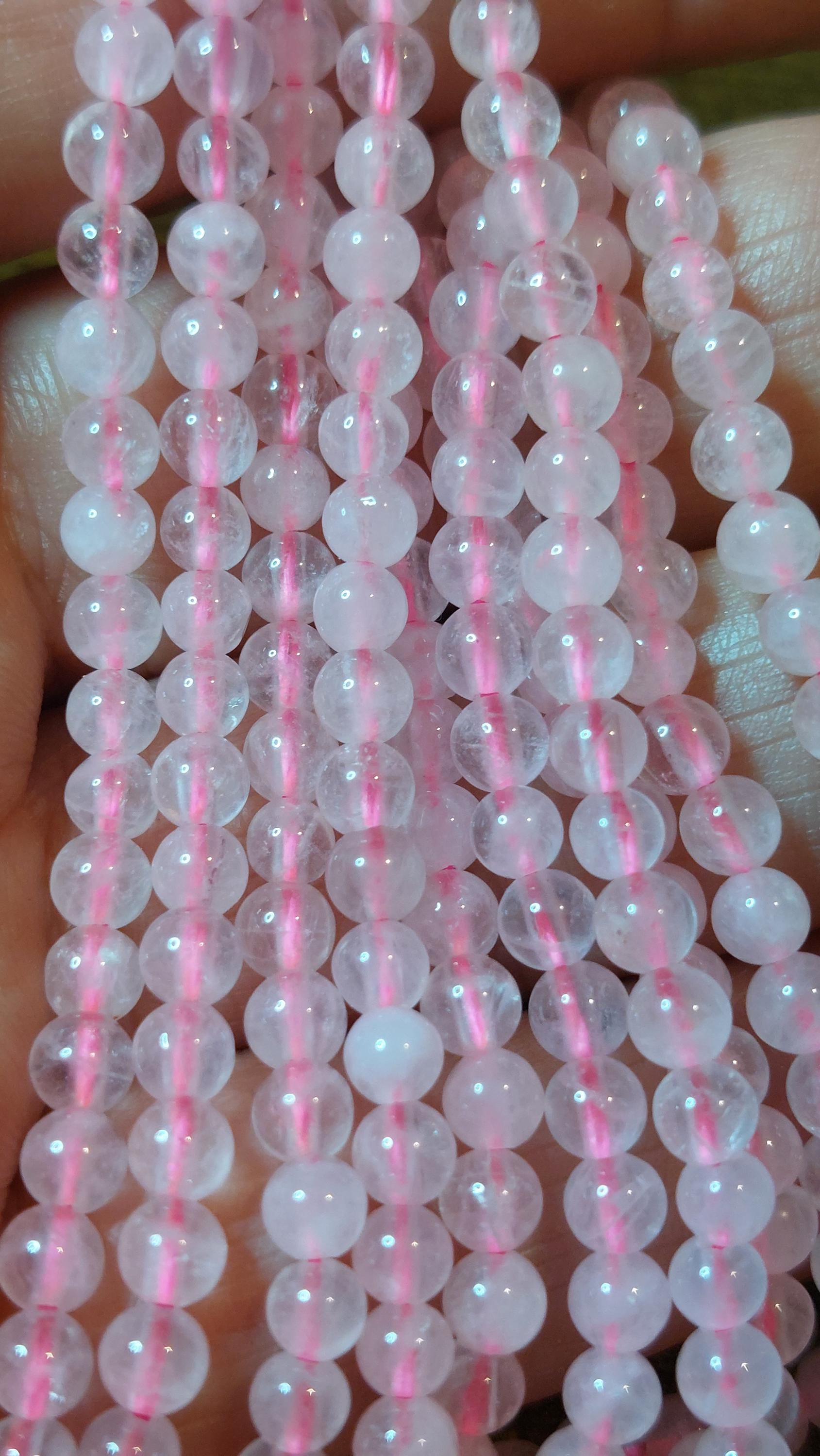 Natural Rose Quartz Beads 4mm