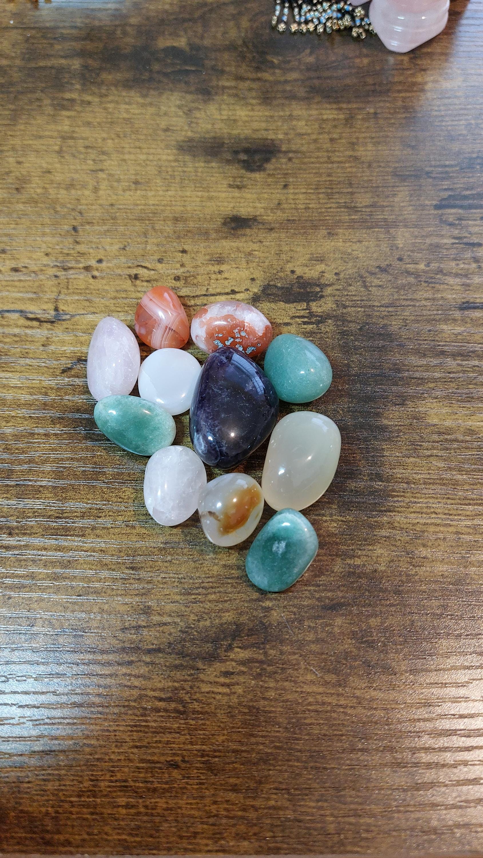Mix tumbled gemstone