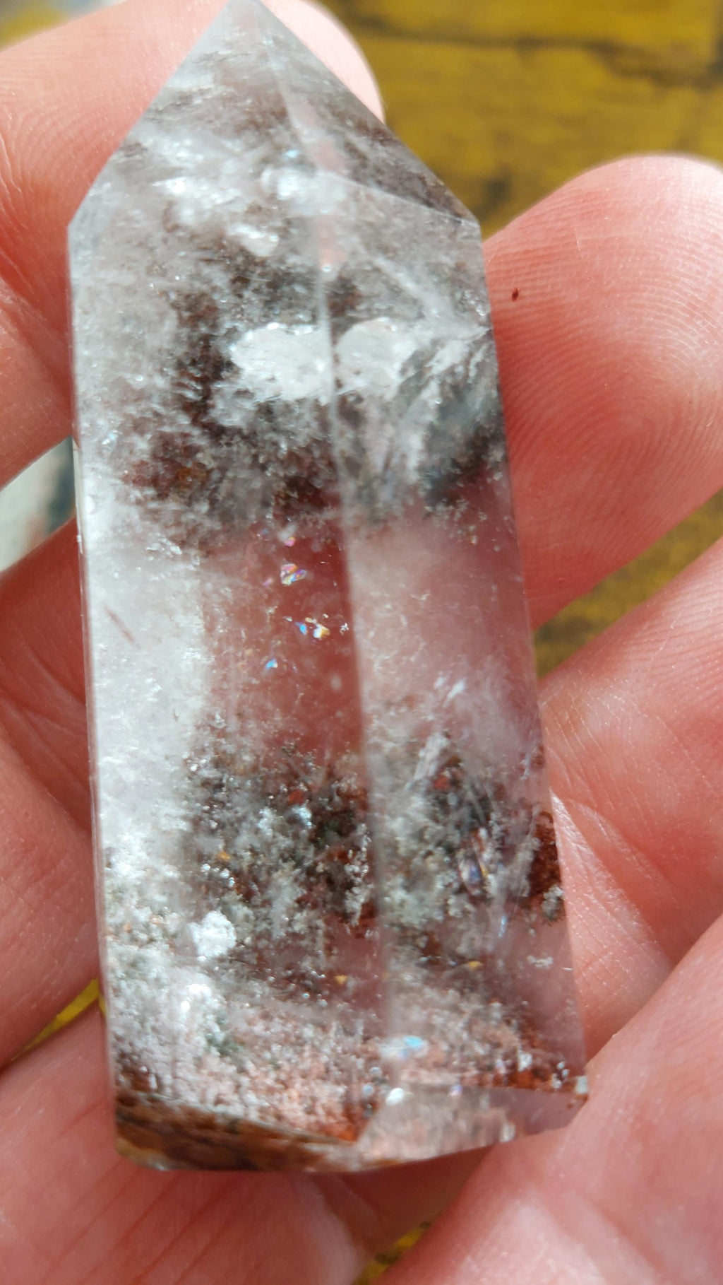 Garden Quartz Points - Lodolite Crystal