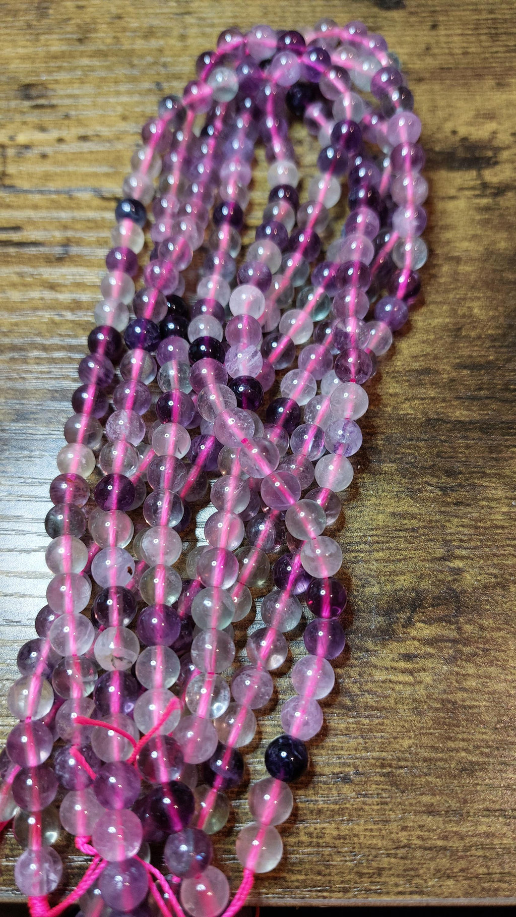 Natural Fluorite Beads 6mm