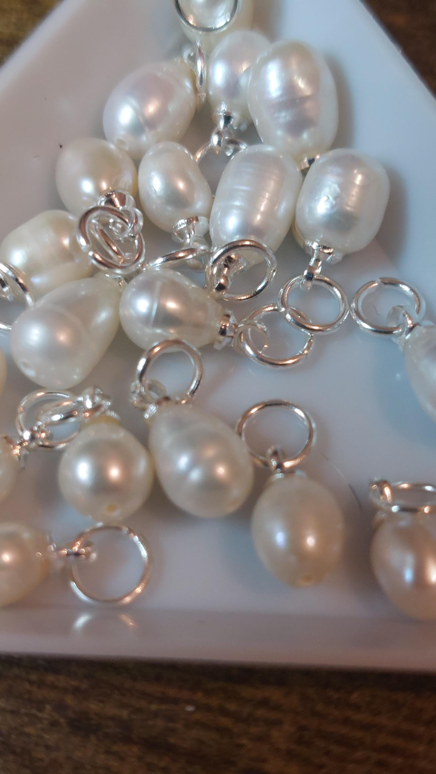 Natural Freshwater pearls charms