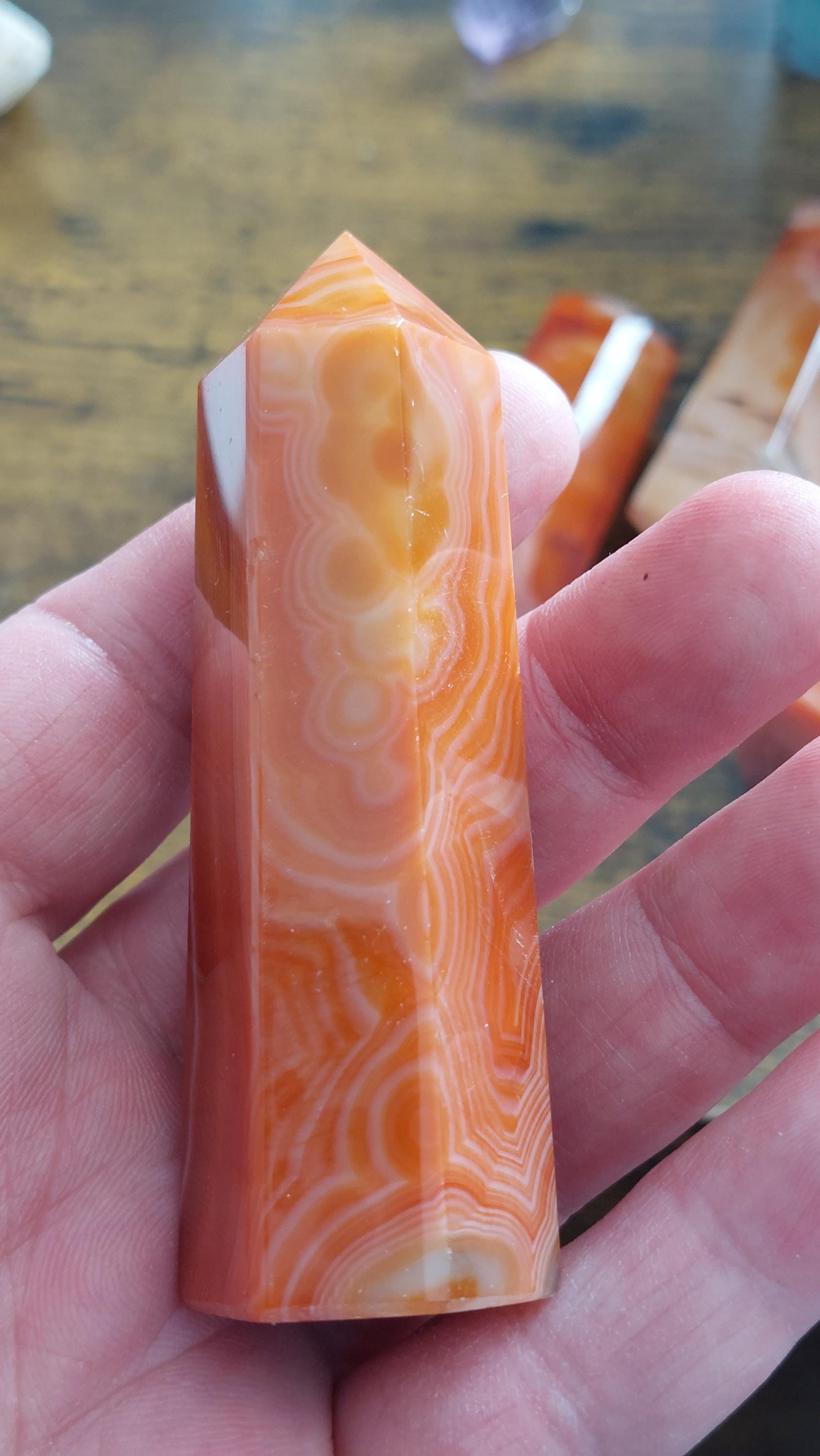 red agate tower