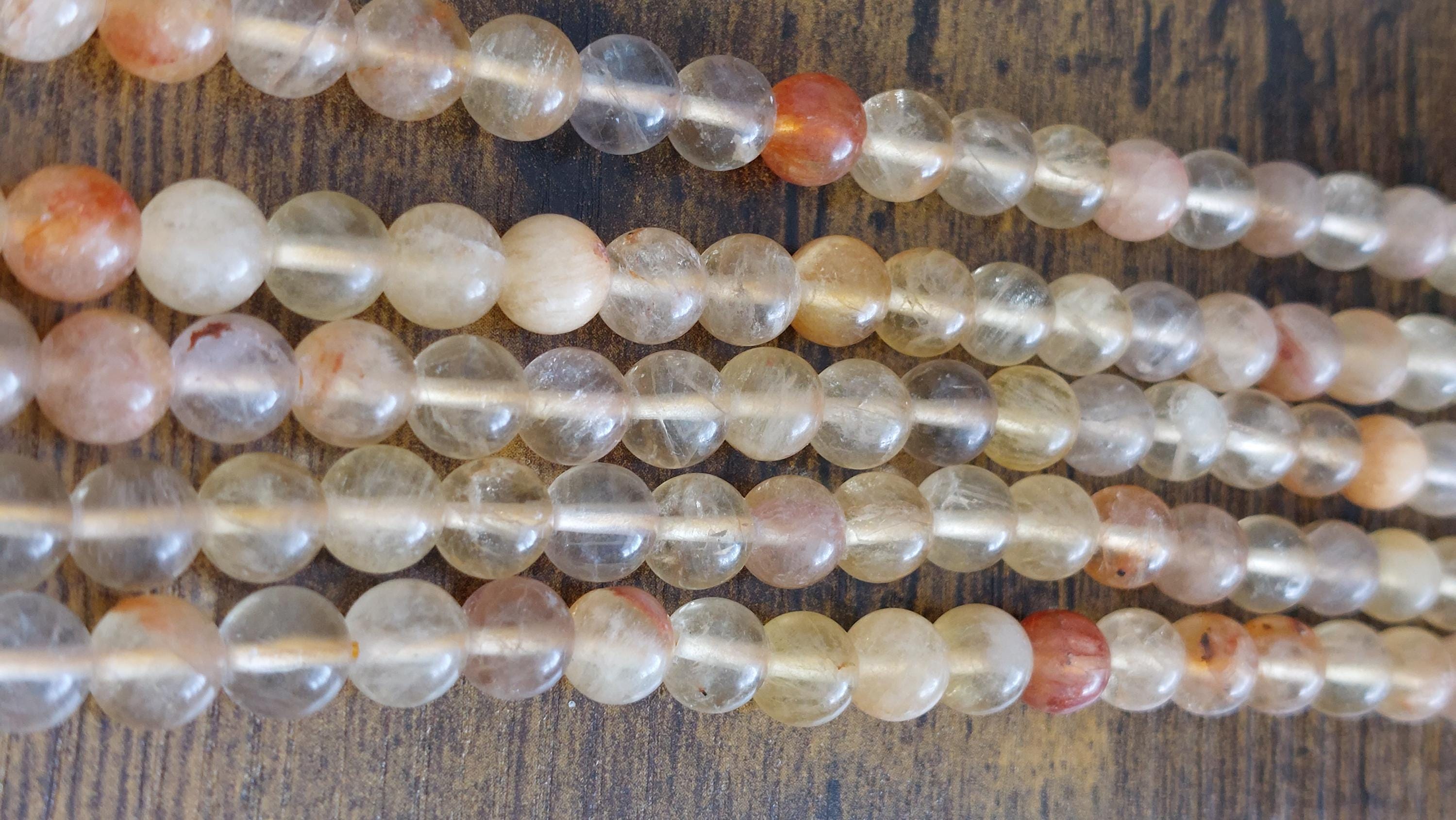 Natural Yellow Fluorite Beads 8mm