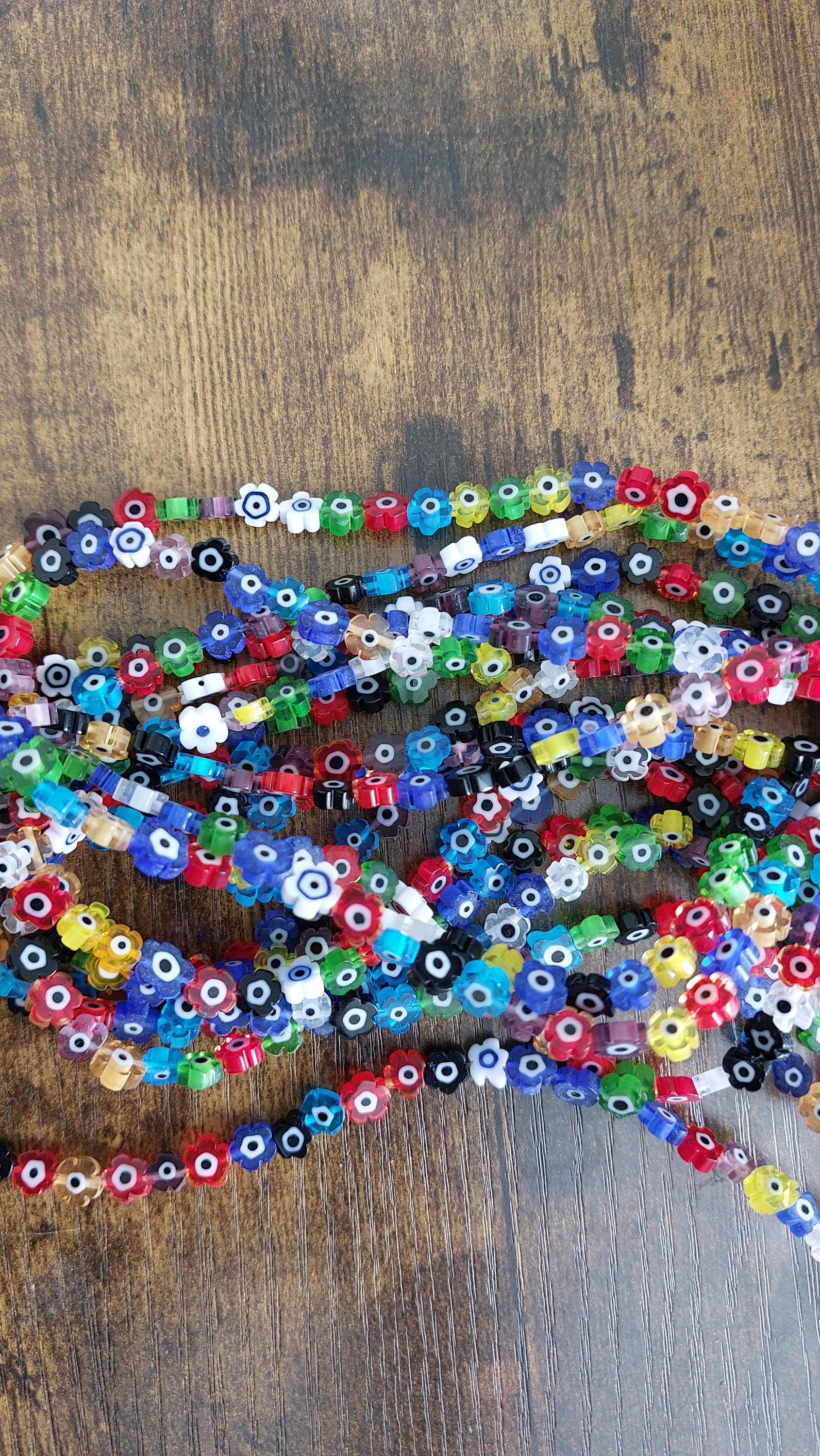 lampwork/ millefiori beads 6mm