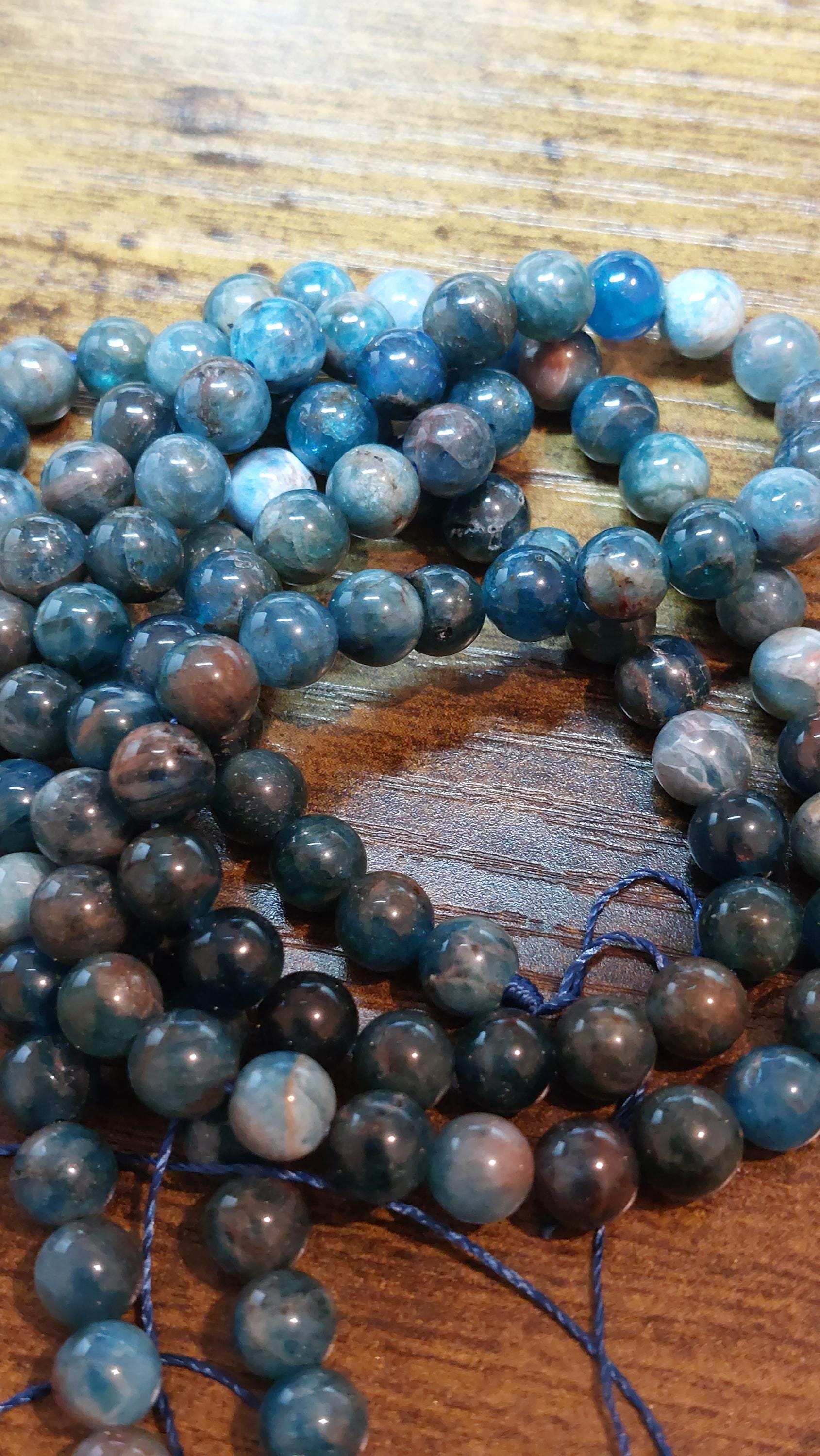 natural apatite beads 6mm