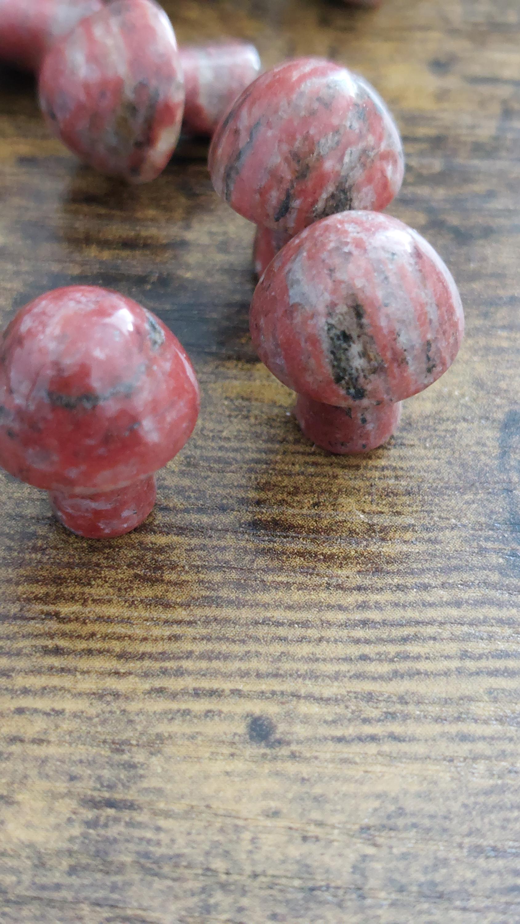 sesame jasper mushrooms 20mm