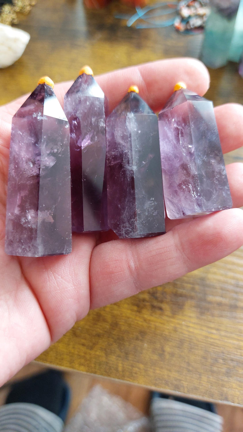 natural amethyst tower